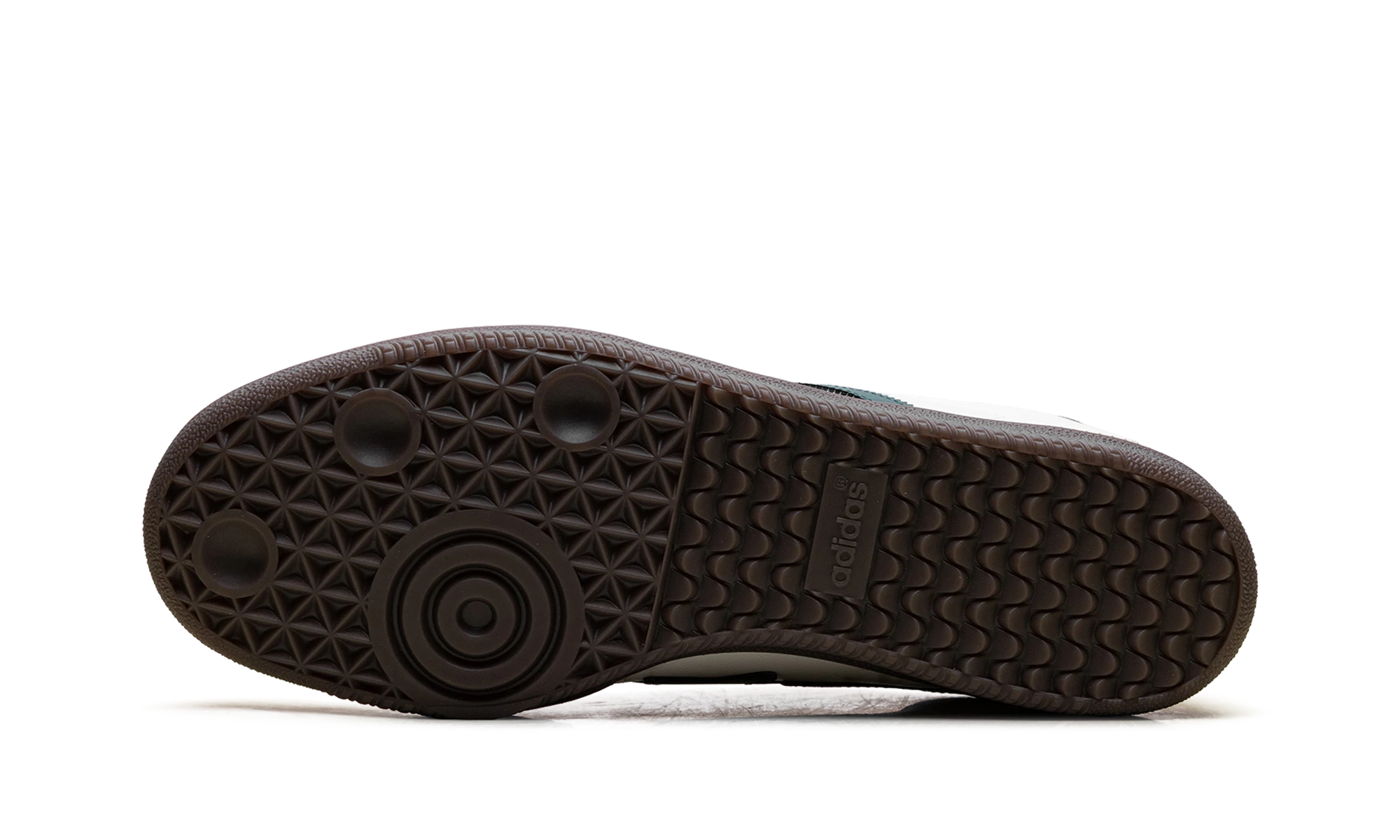 Outer rubber sole of the Adidas Samba Bape World Cup Pack White Forest (KJ8852).
