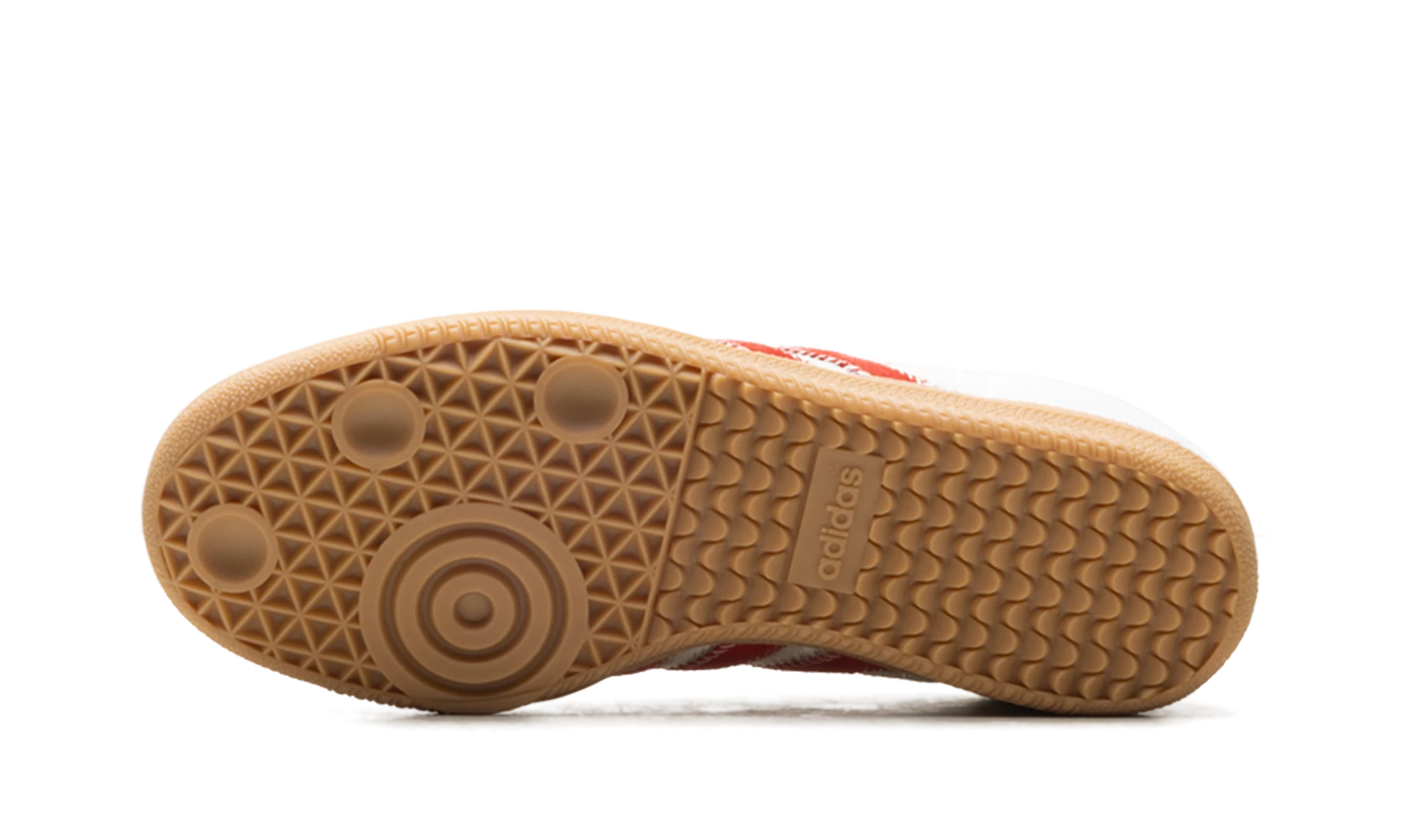 Adidas Samba OG Pony Hair Wonder Beige Better Scarlet (JS3935) - sole