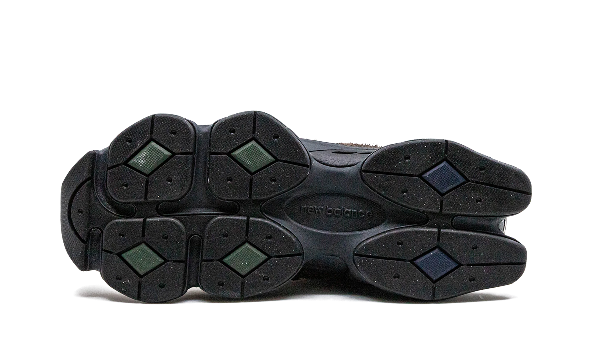 Outer rubber sole of the New Balance 9060 Beef and Broccoli (U9060OUT).