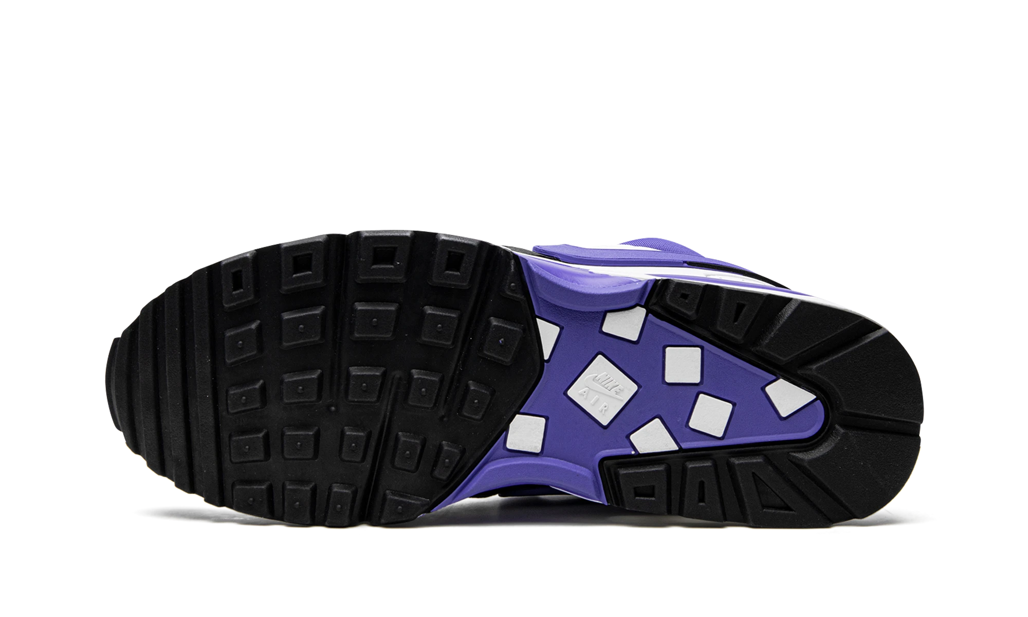 Outer rubber sole of the Nike Air Max BW White Persian Violet (DN4113-101).
