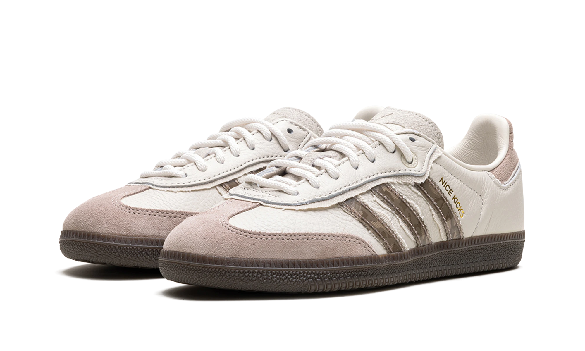 Detalj av innsiden av sneaker Adidas Samba Consortium Cup Nice Kicks (IE0172) marron.