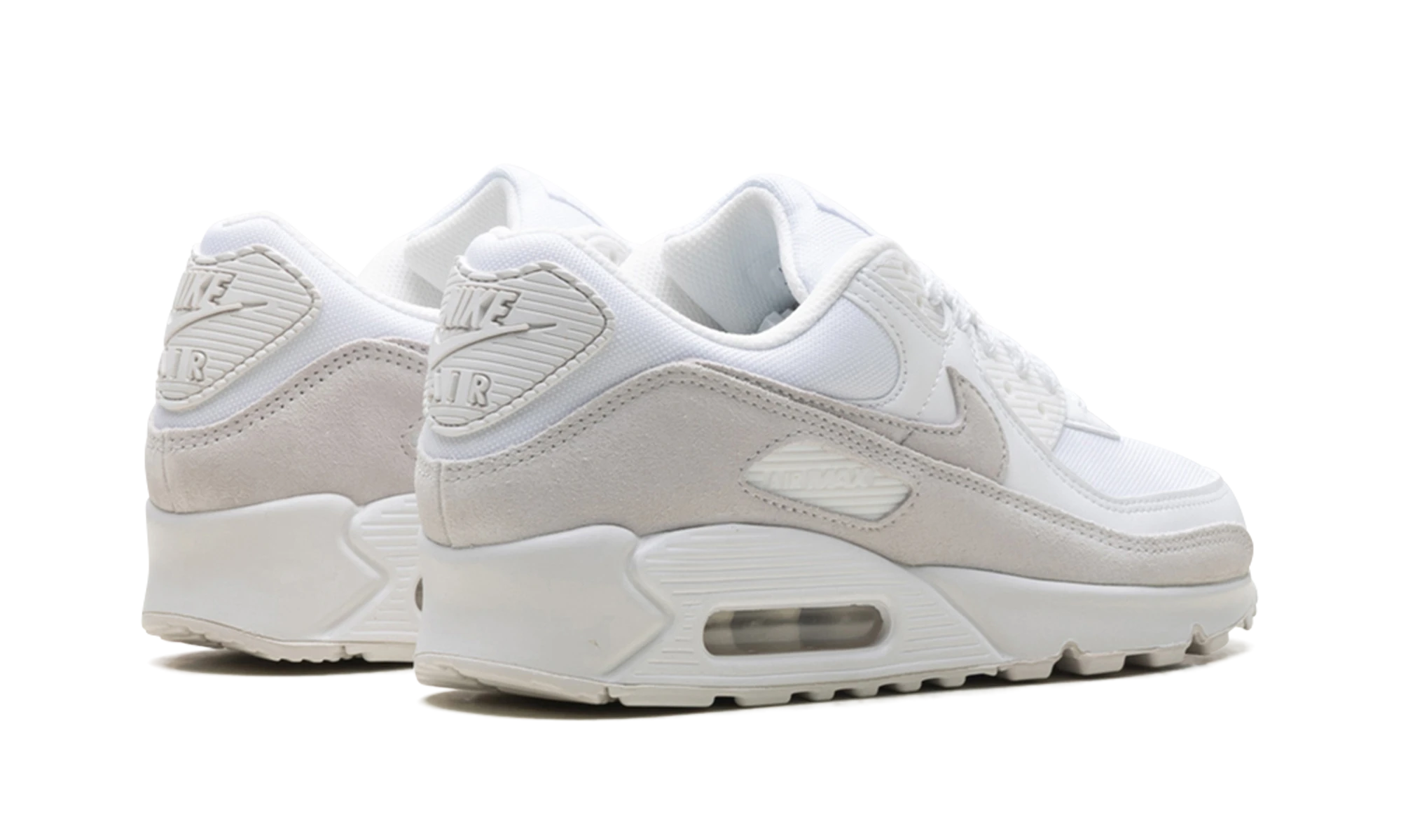 Pair of sneakers Nike Air Max 90 Summit White Platinum Tint (IB6392-100) brand new and authentic with original box.