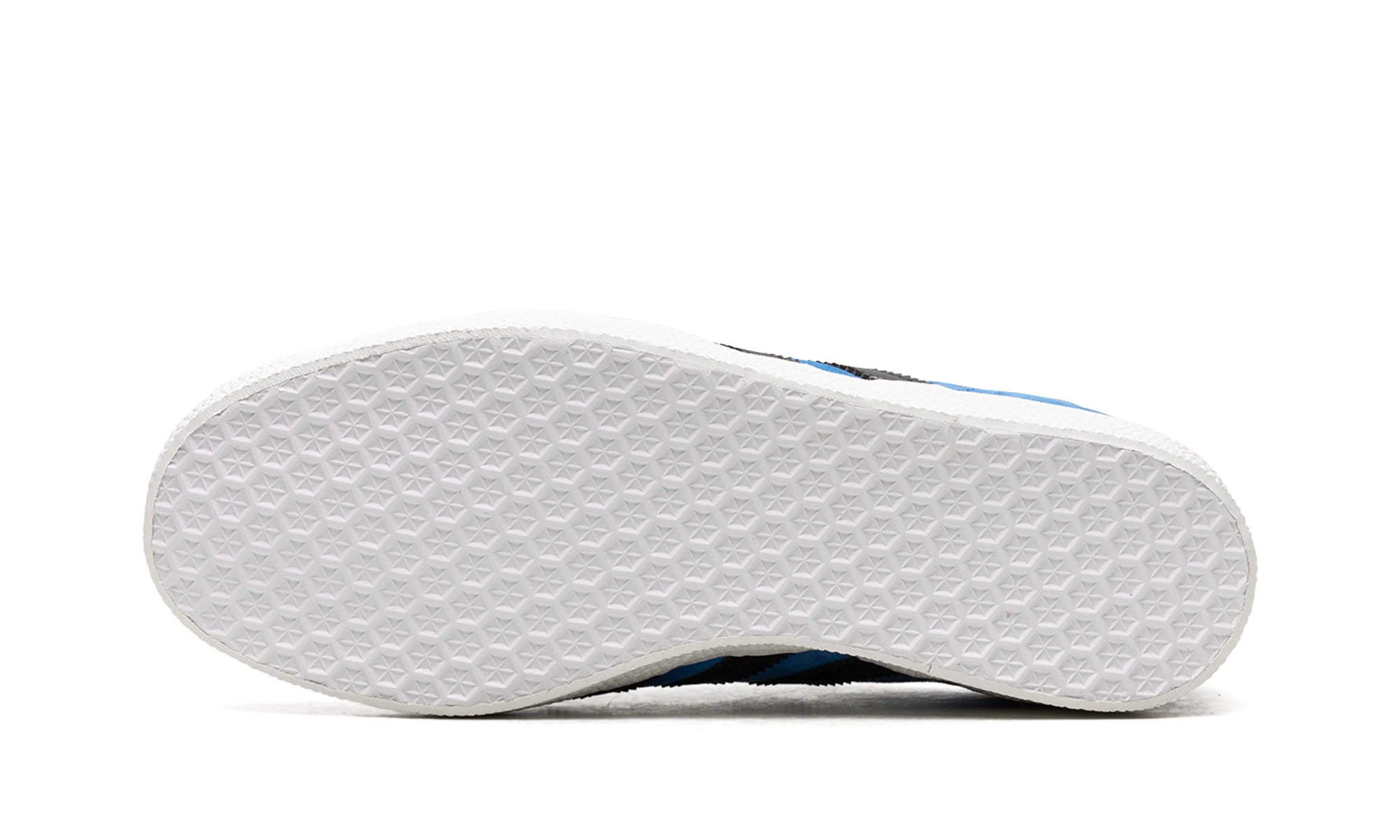 Outer rubber sole of the Adidas Gazelle Blue Bird Core Black (IG0666).