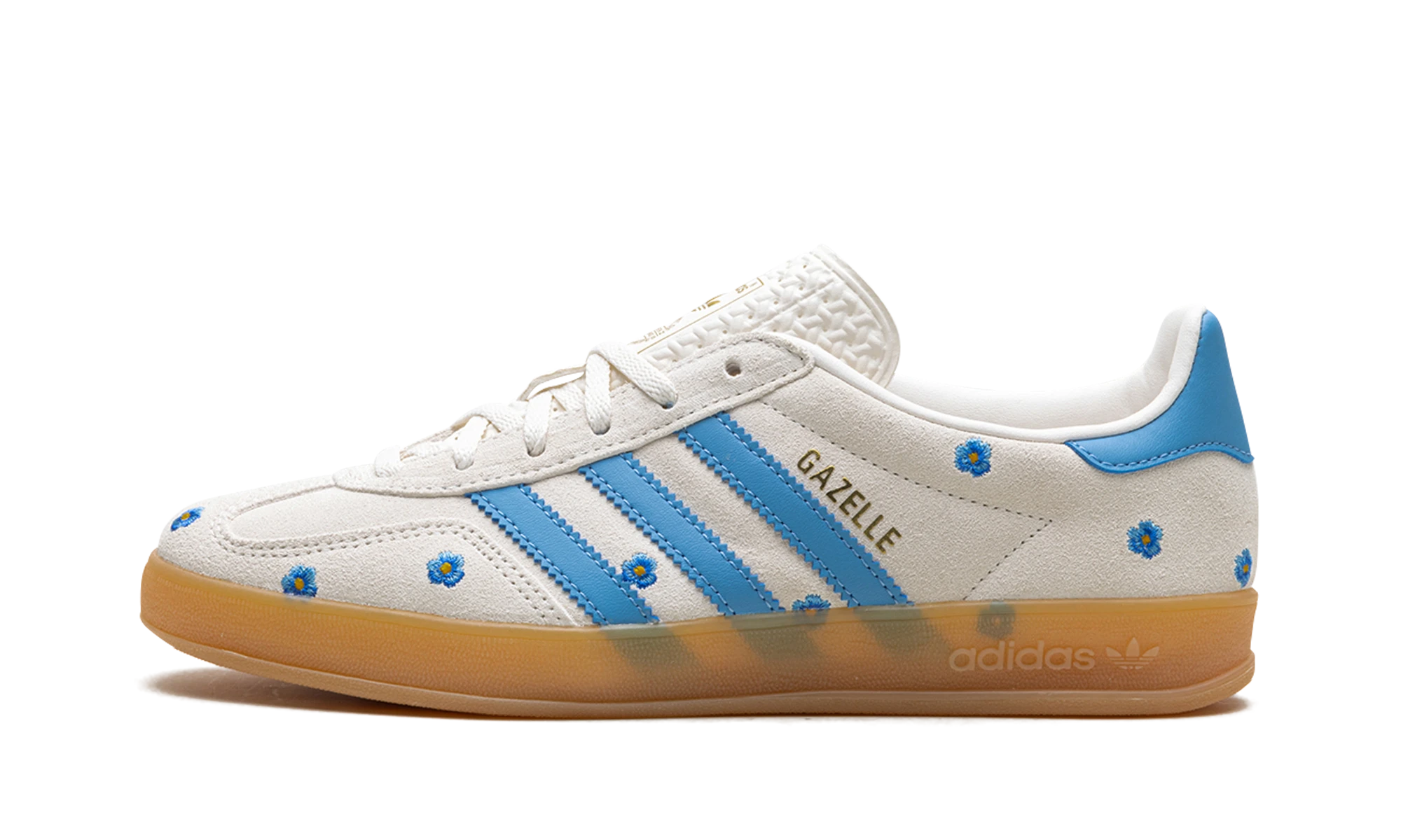 Adidas Gazelle Indoor Light Blue Floral (IF4491) - side view