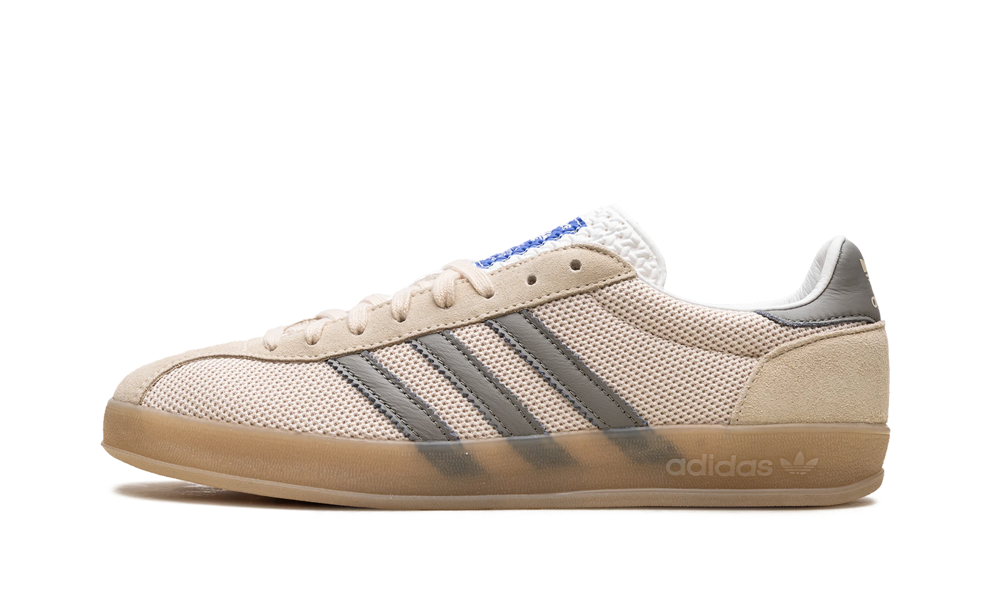 Basket Adidas Gazelle Indoor Pro Yellow Charcoal en multicolore, disponible en France, Suisse, Belgique et Luxembourg — vue de profil latéral.