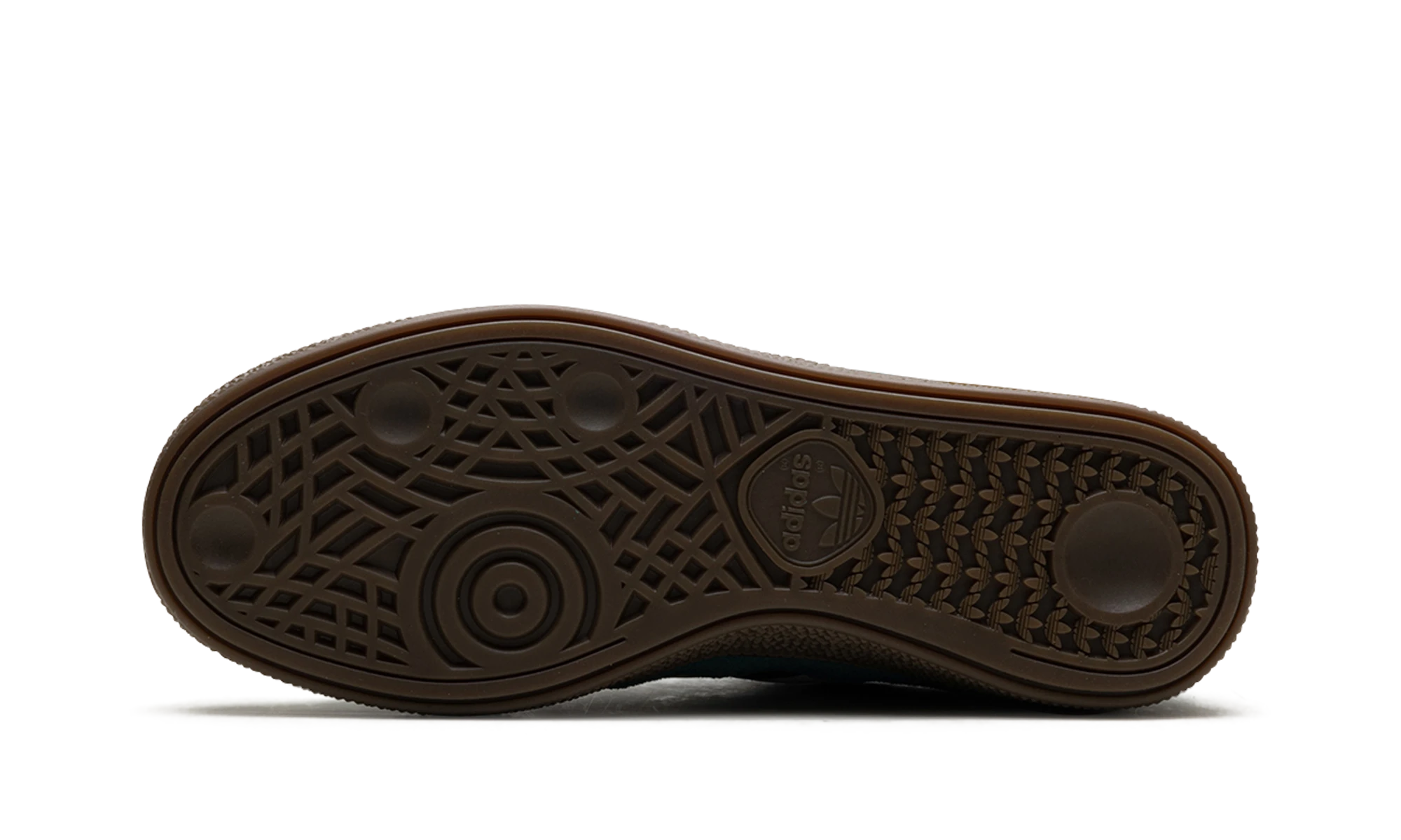 Outer rubber sole of the Adidas Handball Spezial Weltmeister Noble Green Off White Green Night (IH0137).