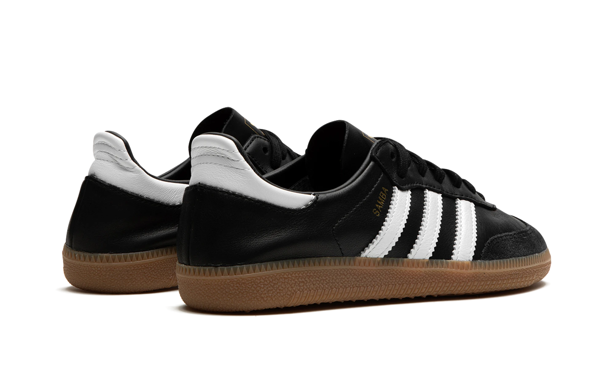 Coppia di scarpe Adidas Samba Decon Black White Gum (IF0641) nuove e autentiche con scatola originale.