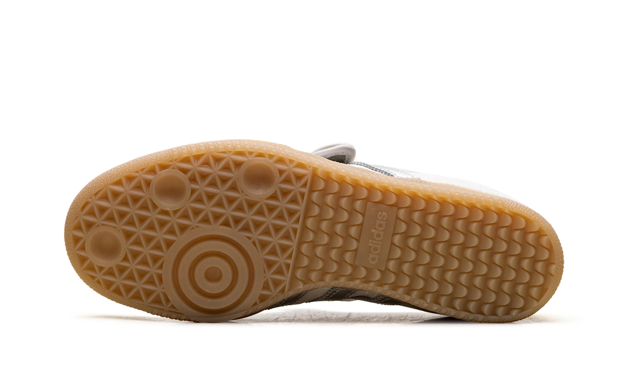 Outer rubber sole of the Adidas Samba Jane Liberty London Chalk Pearl Silver (IH6978).