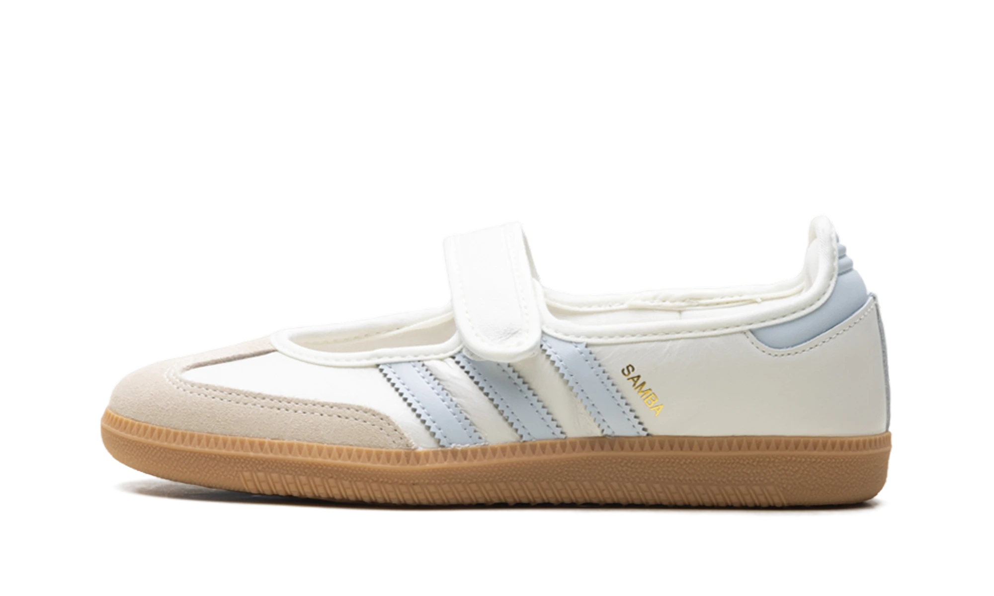 Adidas Samba Jane White Blue Gum (JR7339) - side view