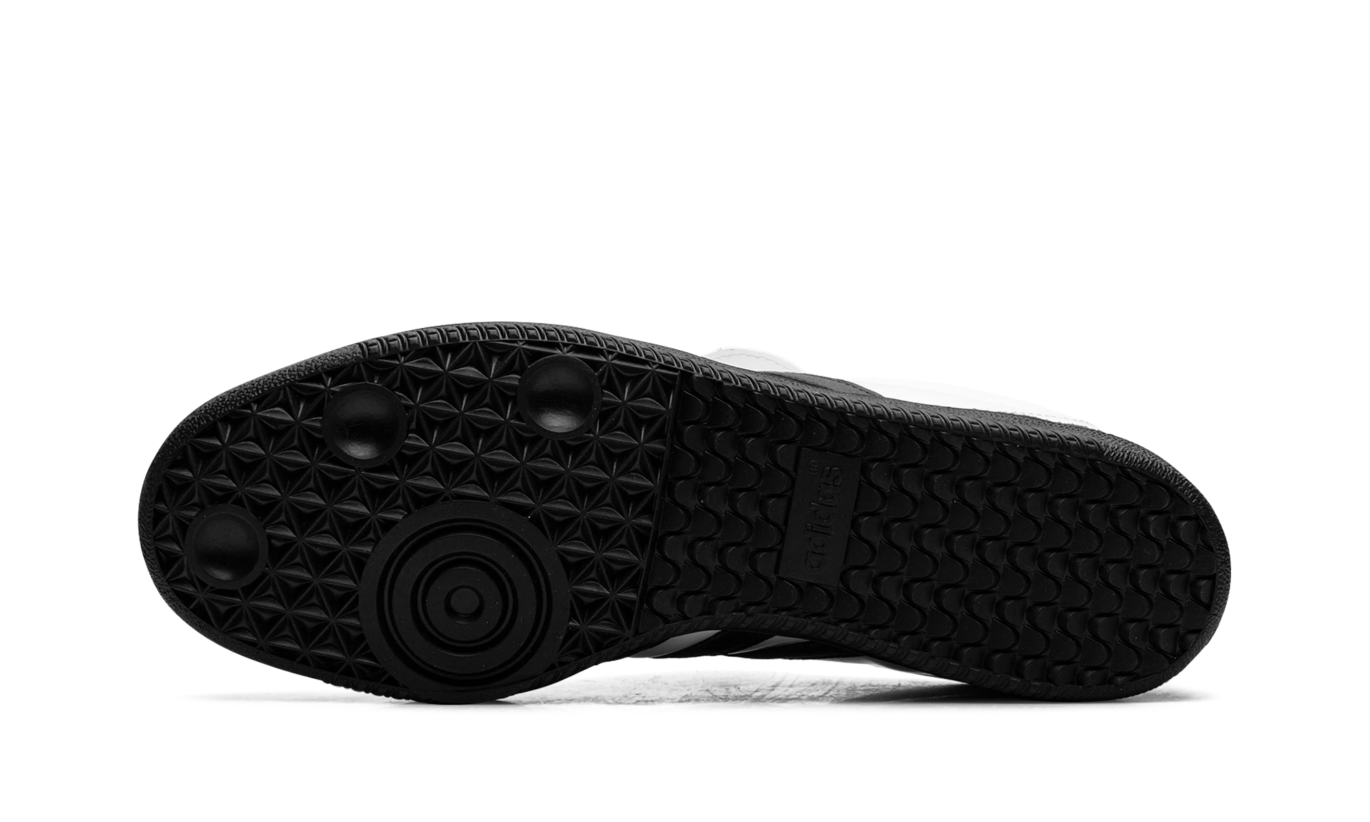 Outer rubber sole of the Adidas Samba LT Cloud White Core Black Black Sole (JI2706).