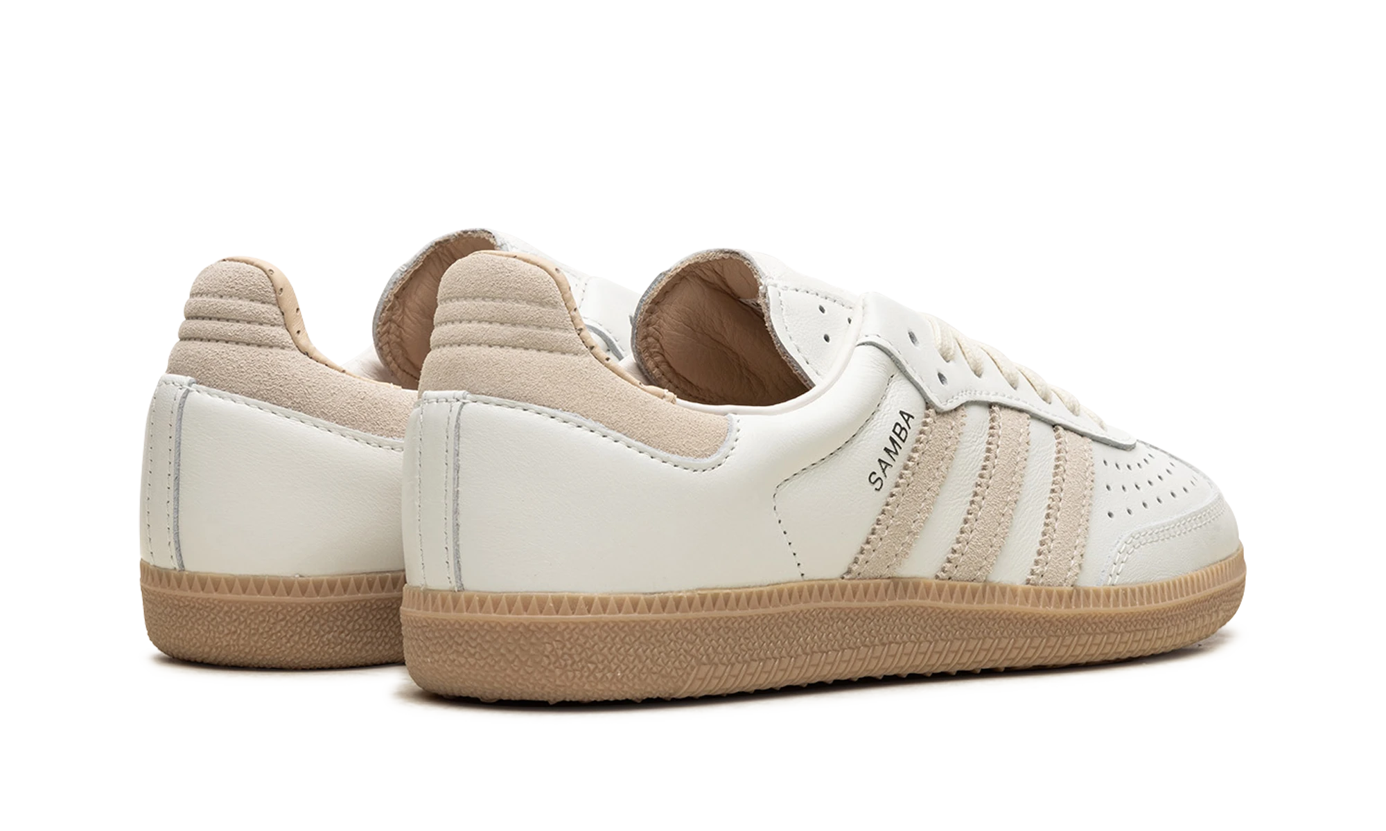 Adidas Samba OG Core White Magic Beige (IG1376) - back view