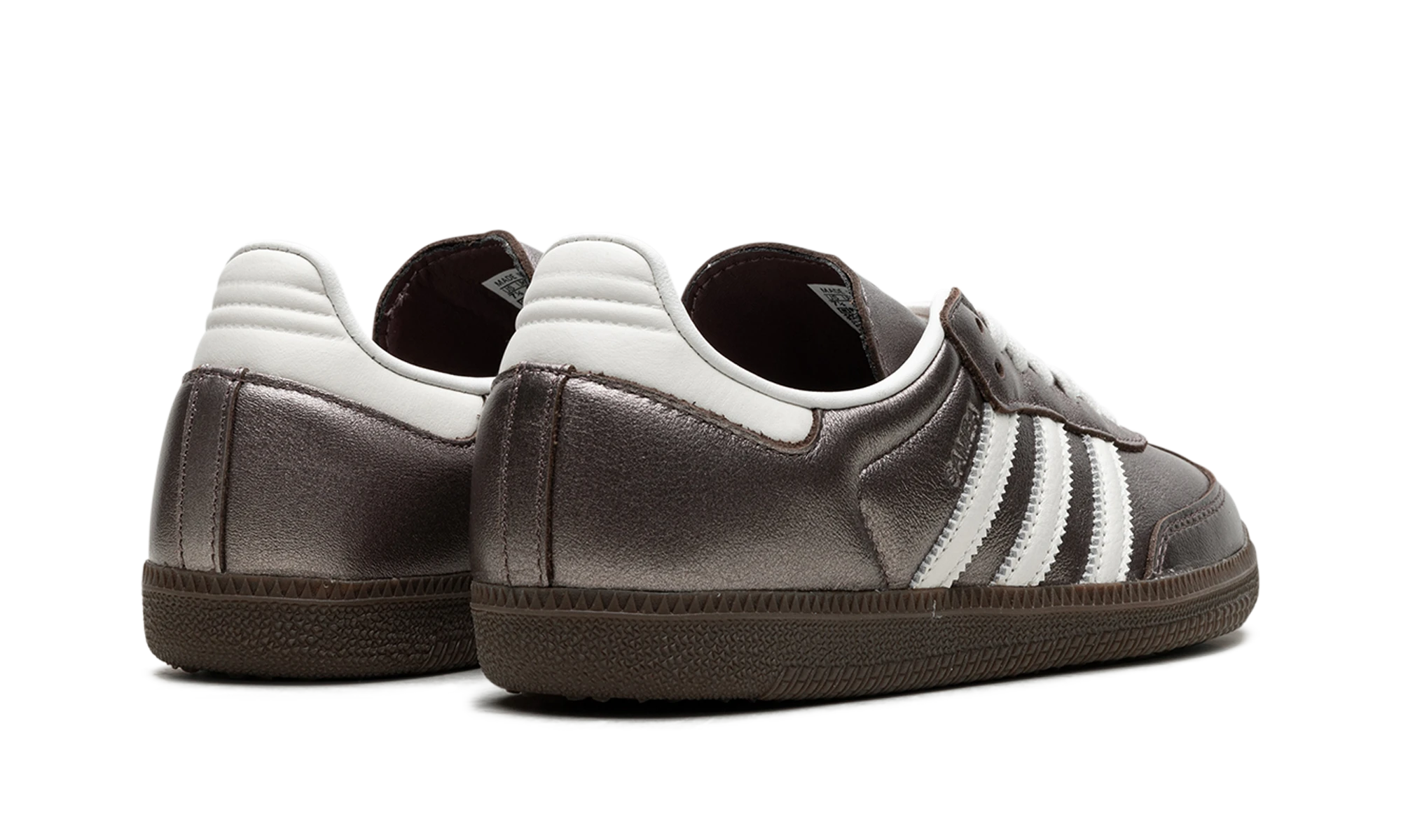 Par de sapatilhas Adidas Samba OG Metallic Purple (JI4219) novas e autênticas com caixa original.