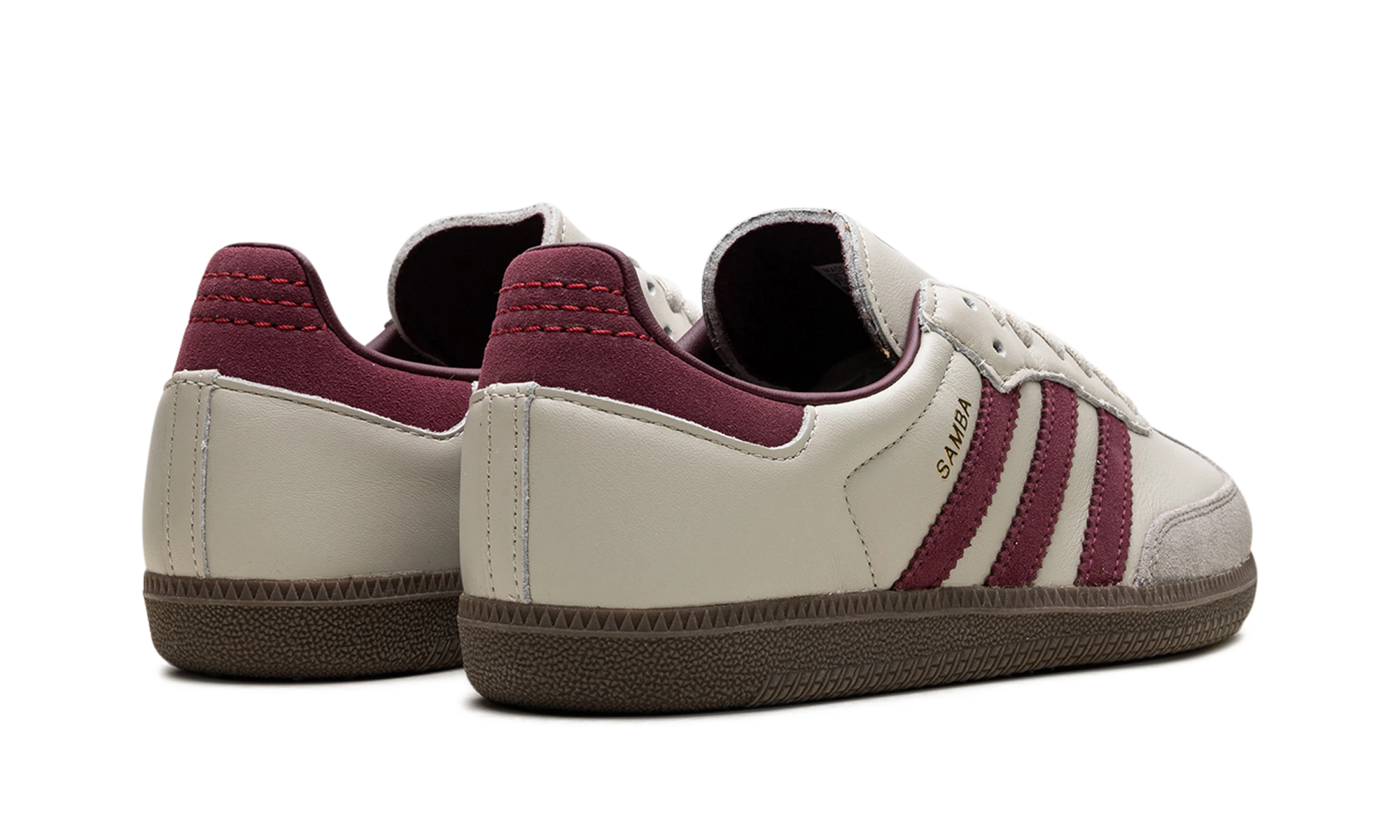 Para sneakersy Adidas Samba OG Putty Grey Maroon (ID1482) – nowych i autentycznych z oryginalnym pudełkiem.