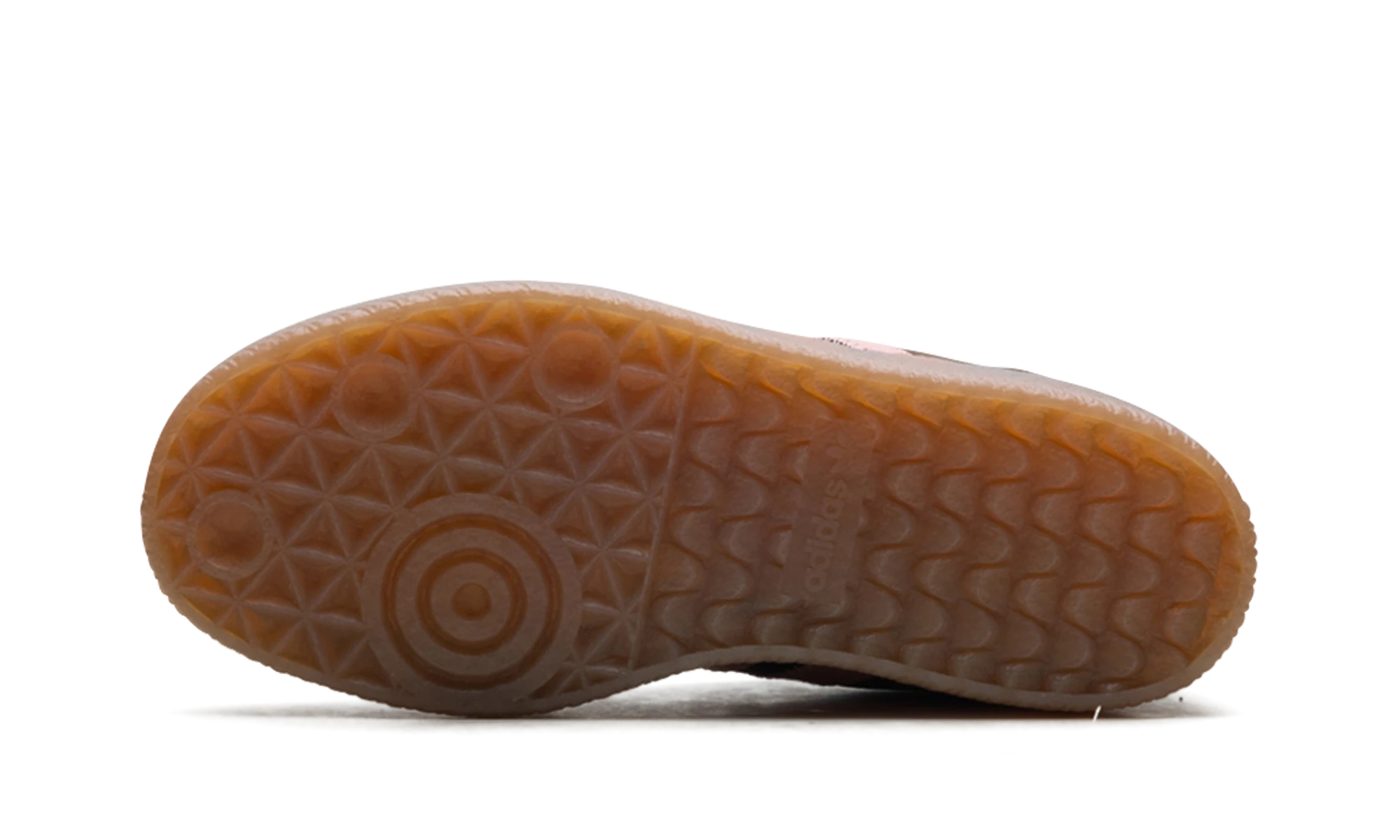 Outer rubber sole of the Adidas Sambae Dark Brown Wonder Mauve (JI2744).