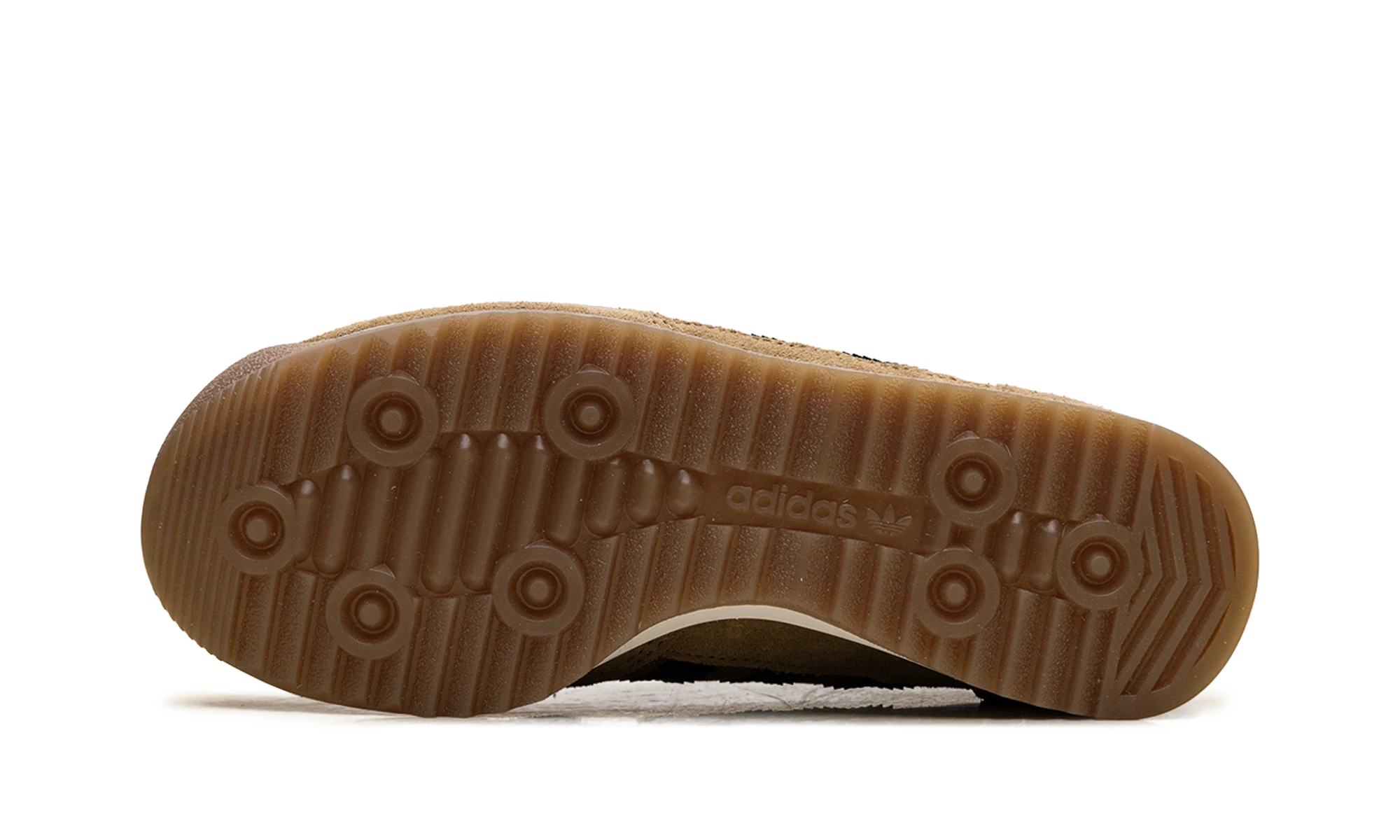 Outer rubber sole of the Adidas SL 72 RS Brown Desert Aurora Ink Bliss (JR8770).