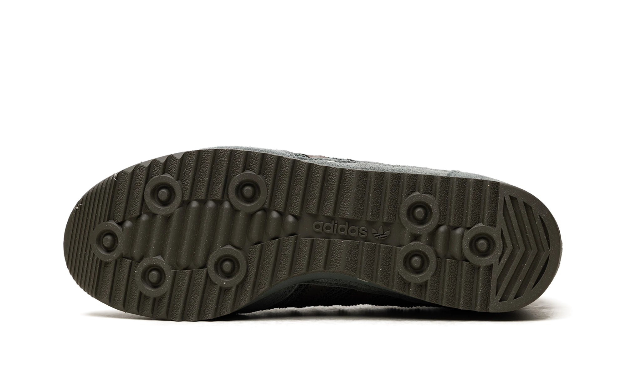 Outer rubber sole of the Adidas SL 72 RS Legend Ivy Shadow Olive (JH5105).