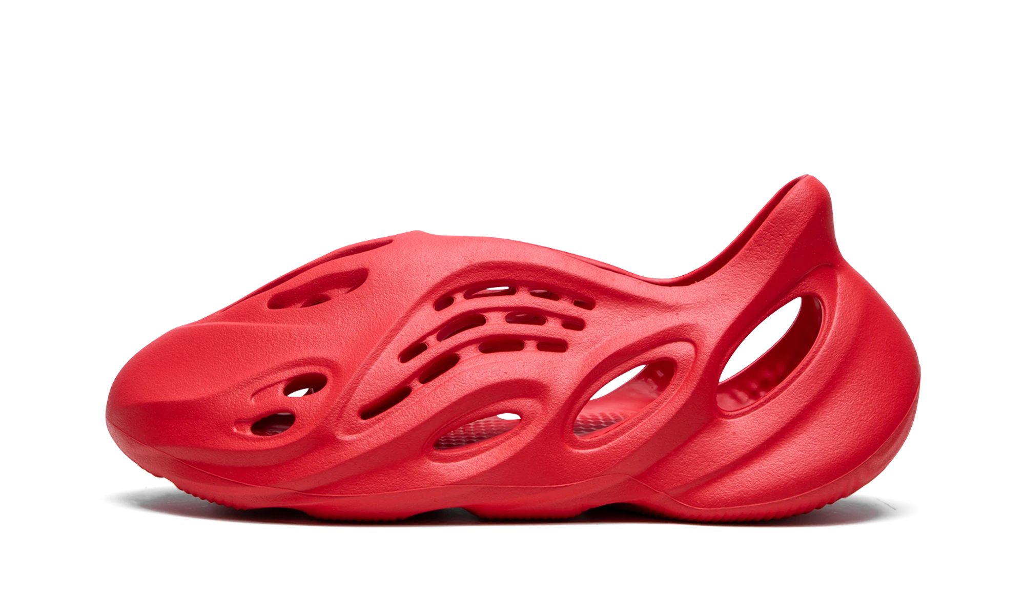 Sneaker Adidas Yeezy Foam RNR Vermillion in multicolore, available in Europe — outer profile view.