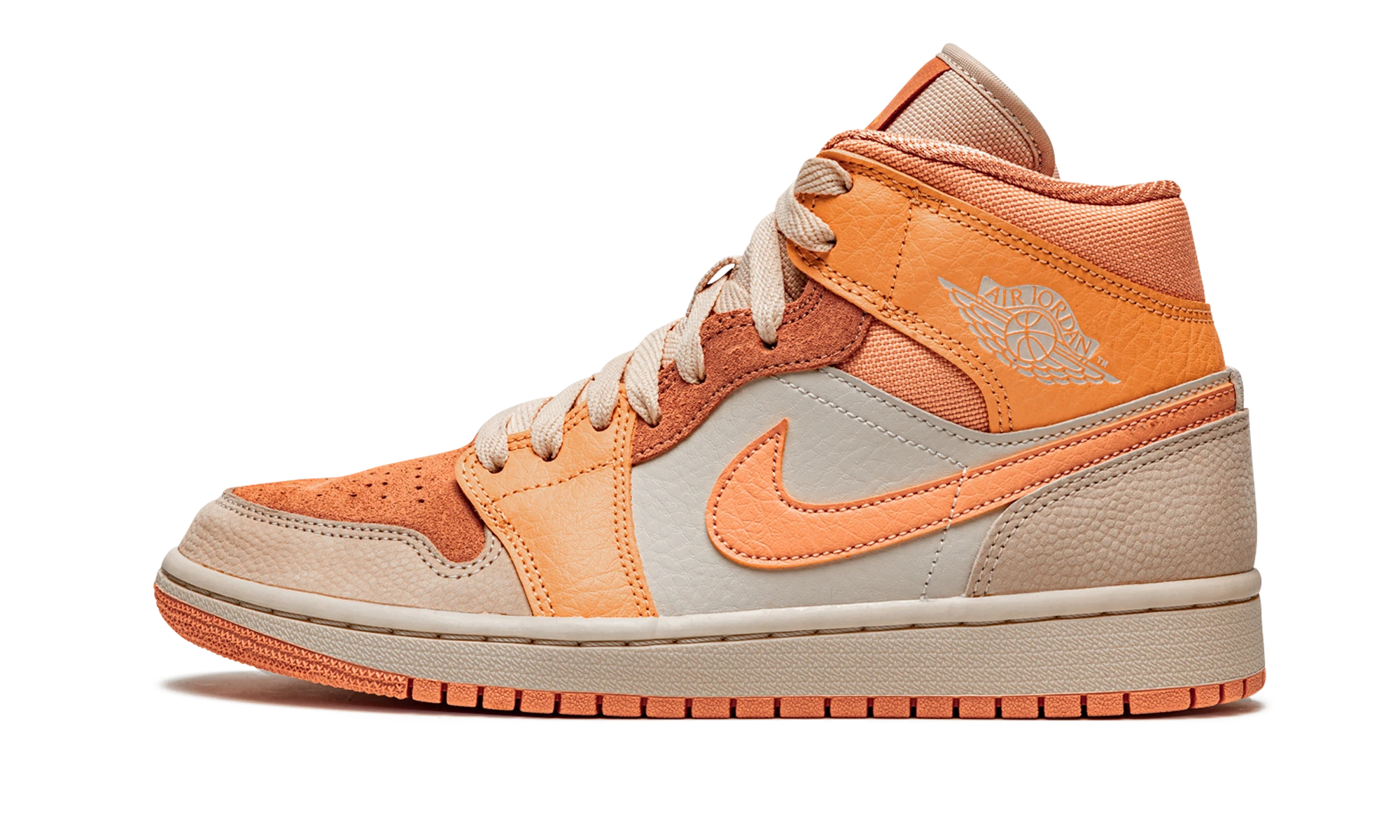 Air Jordan 1 Mid Apricot Orange (DH4270-800) - side view