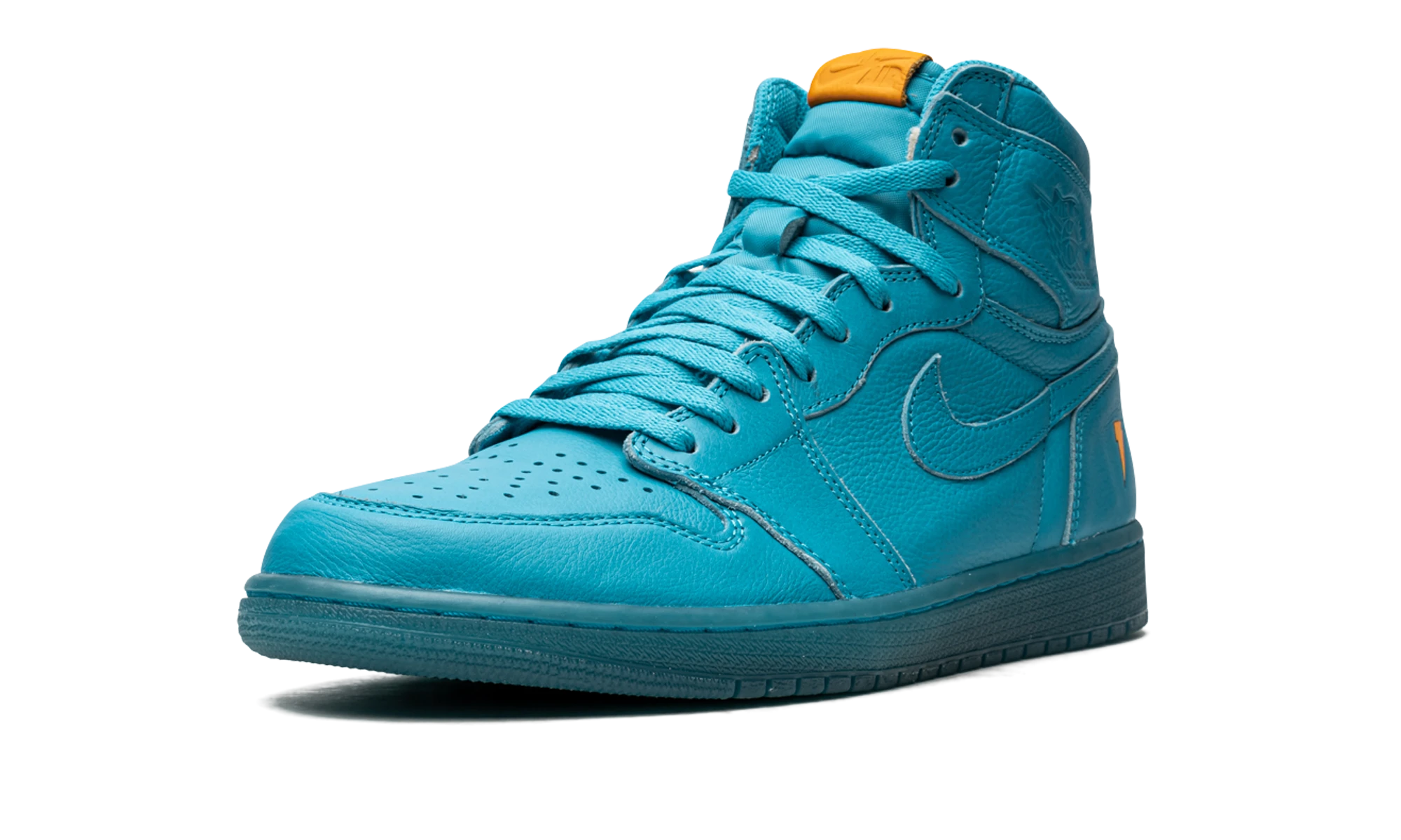 Outer rubber sole of the Air Jordan Jordan 1 Retro High Gatorade Blue Lagoon (AJ5997-455).