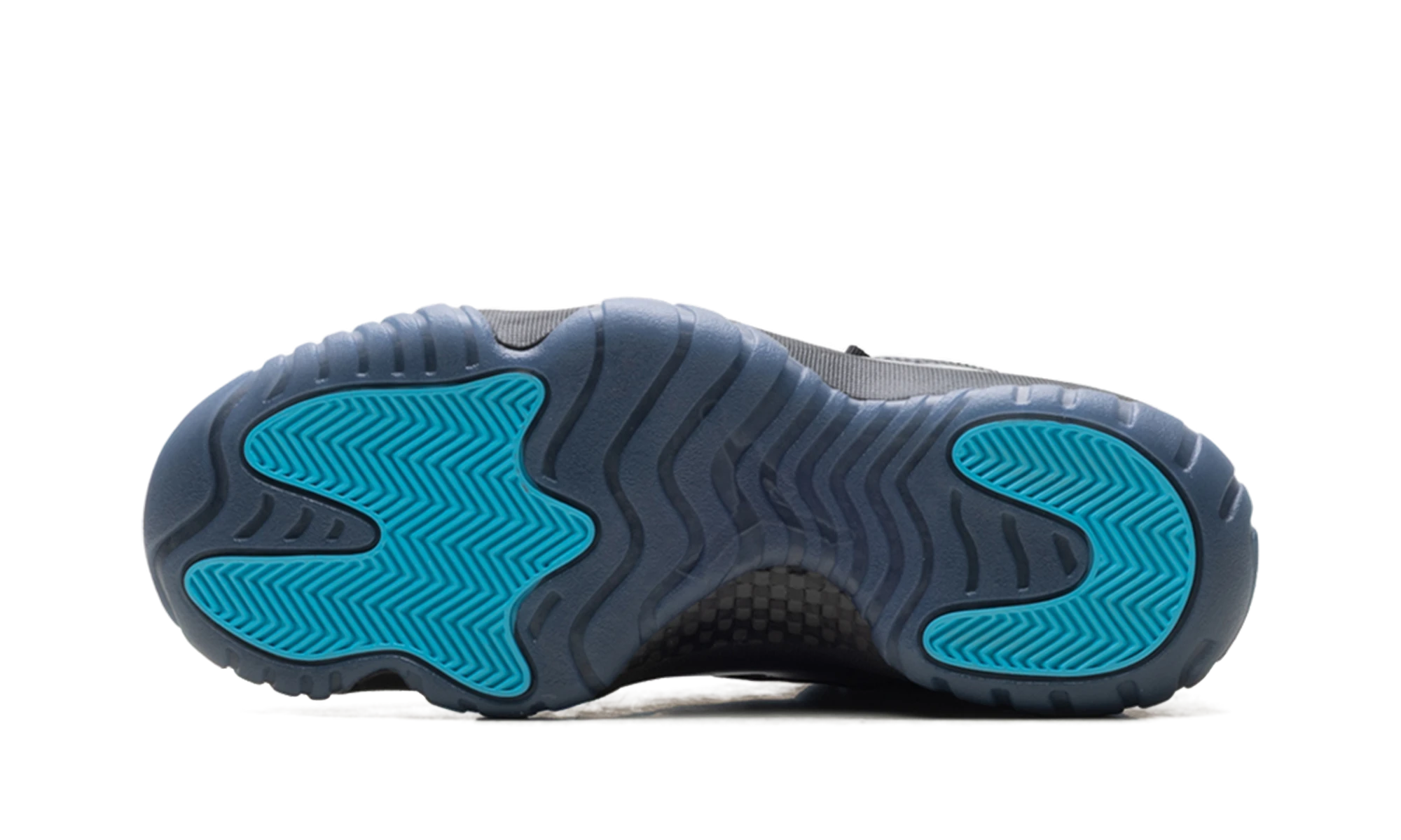 Outer rubber sole of the Air Jordan Jordan 11 Retro Gamma Blue (CT8012-047).