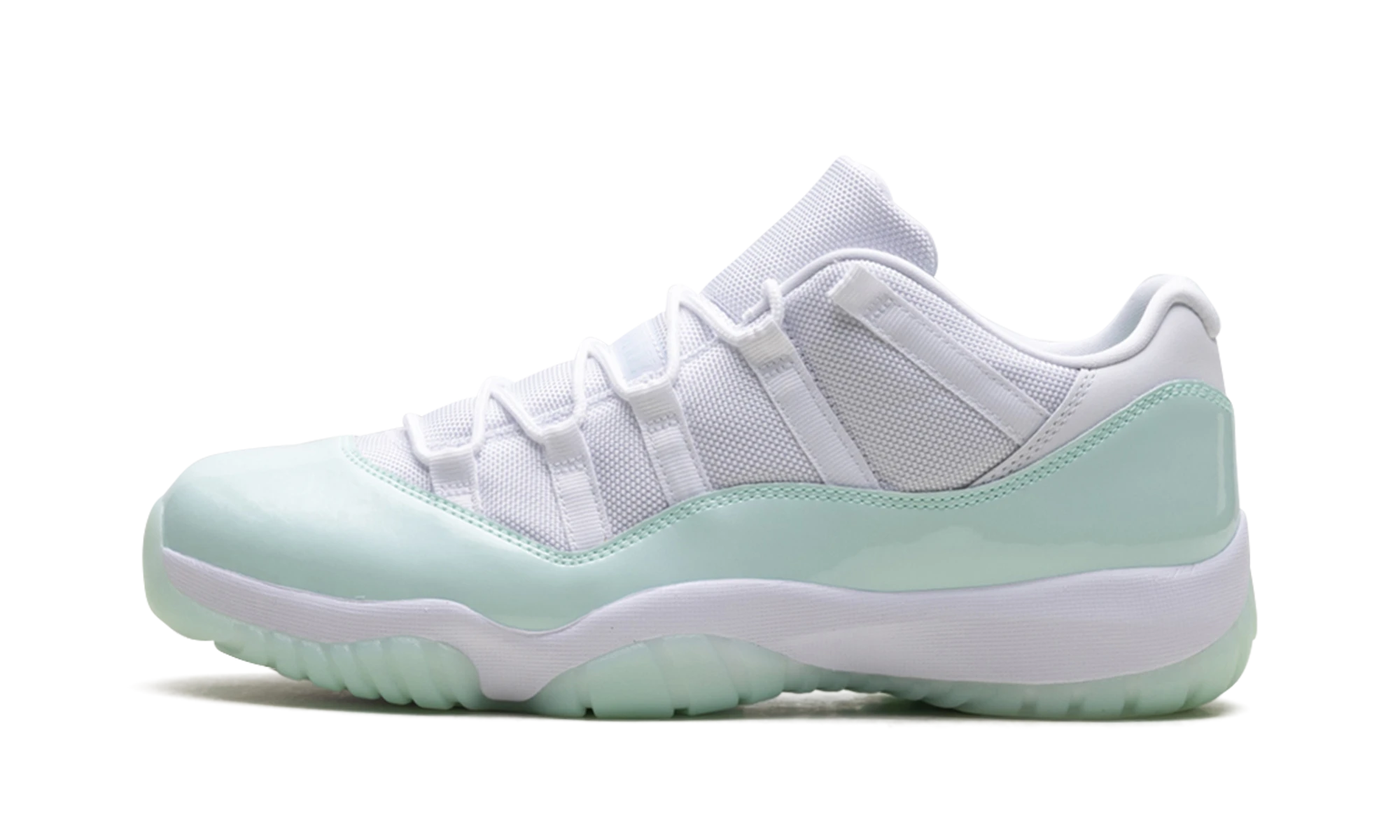 Sneaker Air Jordan Jordan 11 Retro Low Igloo (AH7860-103) i læder hvid — ydre profilvisning.