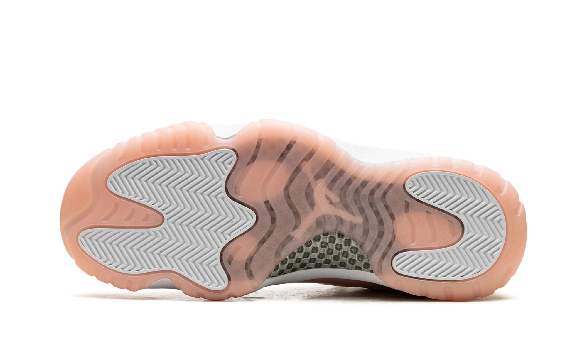 Außengummisohle des Air Jordan Jordan 11 Retro Low Legend Pink (AH7860-160).