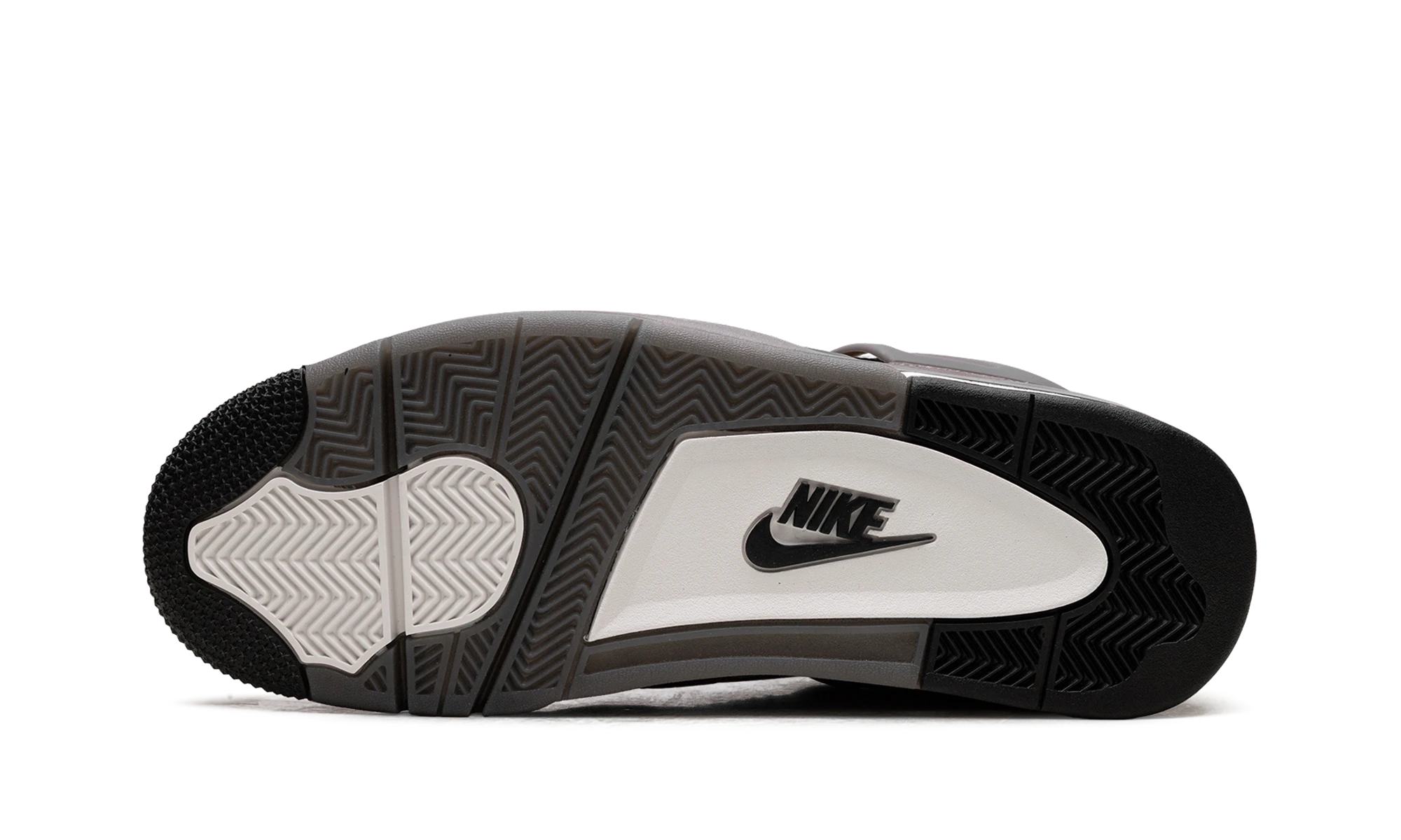 Outer rubber sole of the Air Jordan Jordan 4 Retro Cave Stone (FV5029-200).