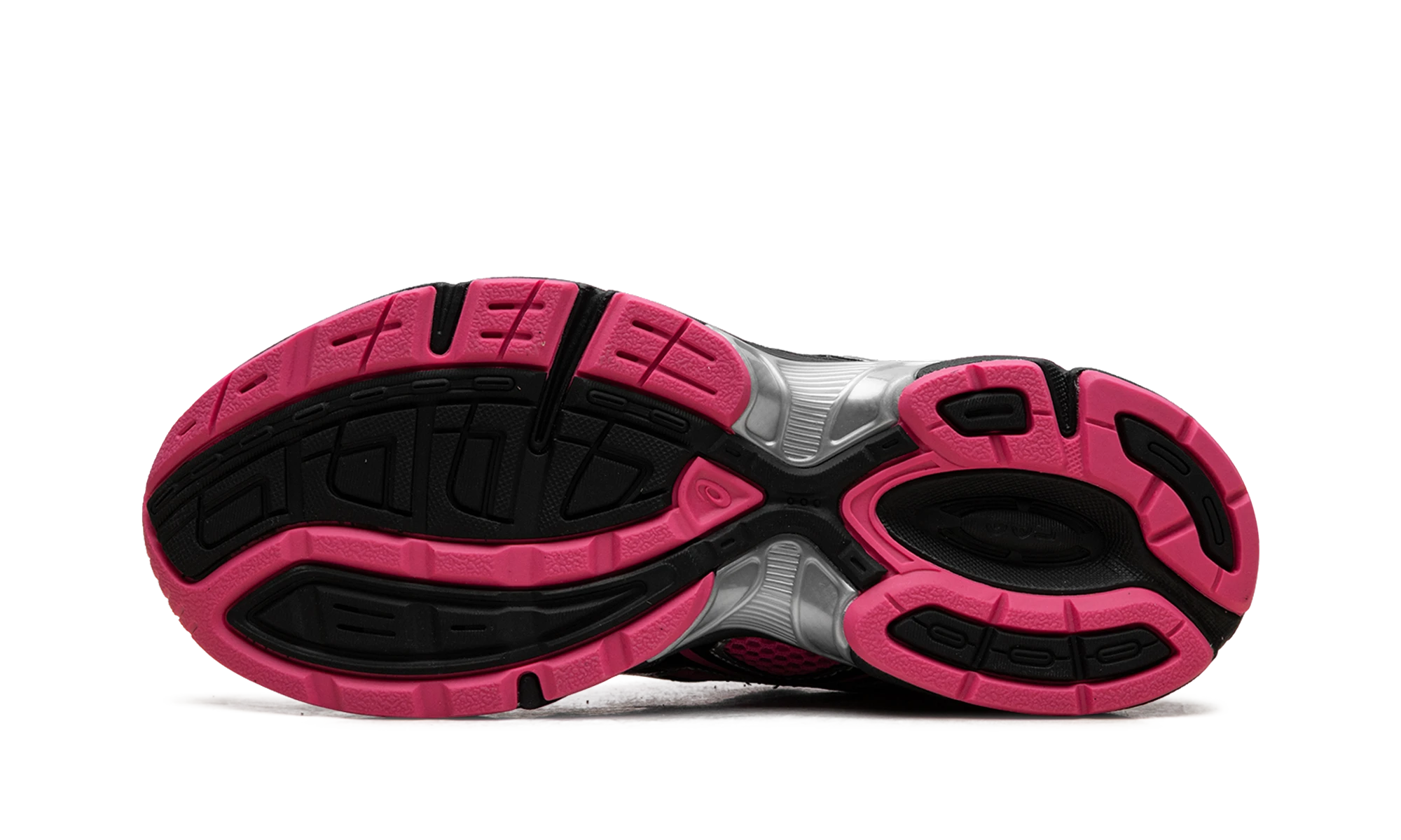 Outer rubber sole of the ASICS Gel-1130 Pink Black (1202A536-700).