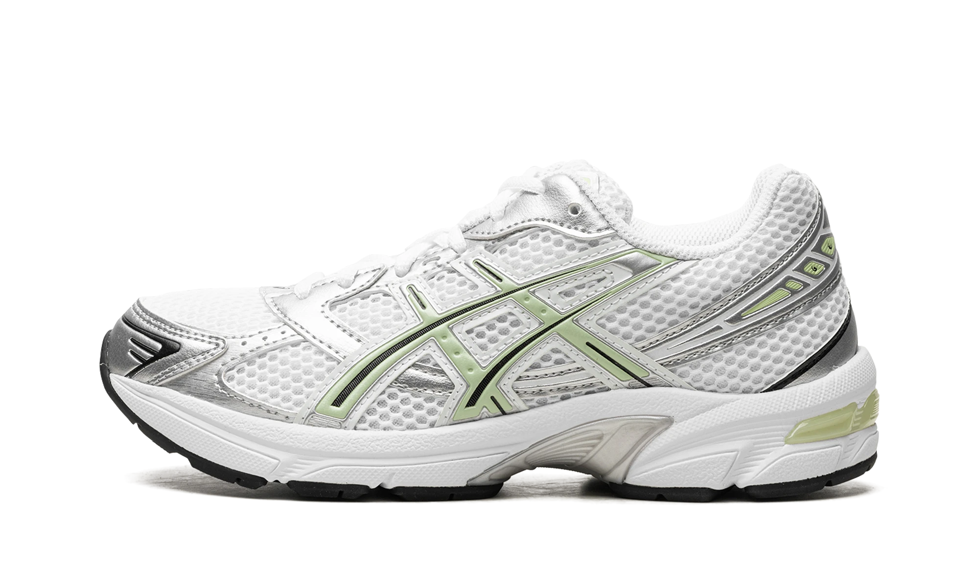 Sneaker ASICS Gel-1130 White Jade (1202A164-112) in leather white — outer profile view.