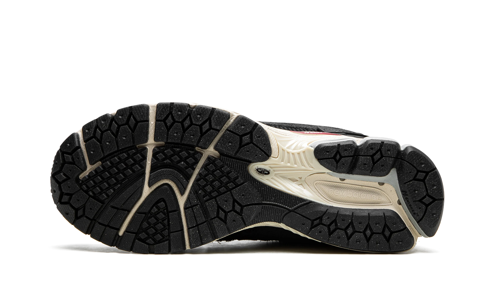 Buitenzool van rubber van de New Balance 1906D Protection Pack Black (M1906DD).
