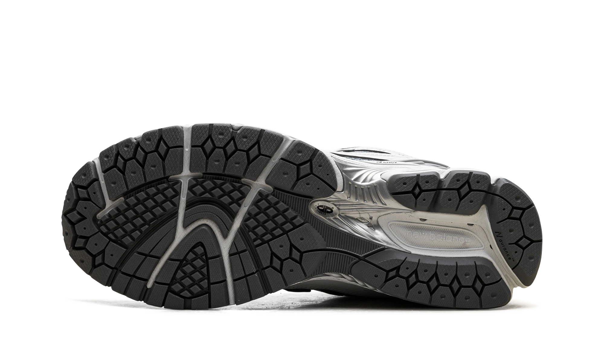 Outer rubber sole of the New Balance 1906R Grey Matter Silver Metallic (U1906RSB).