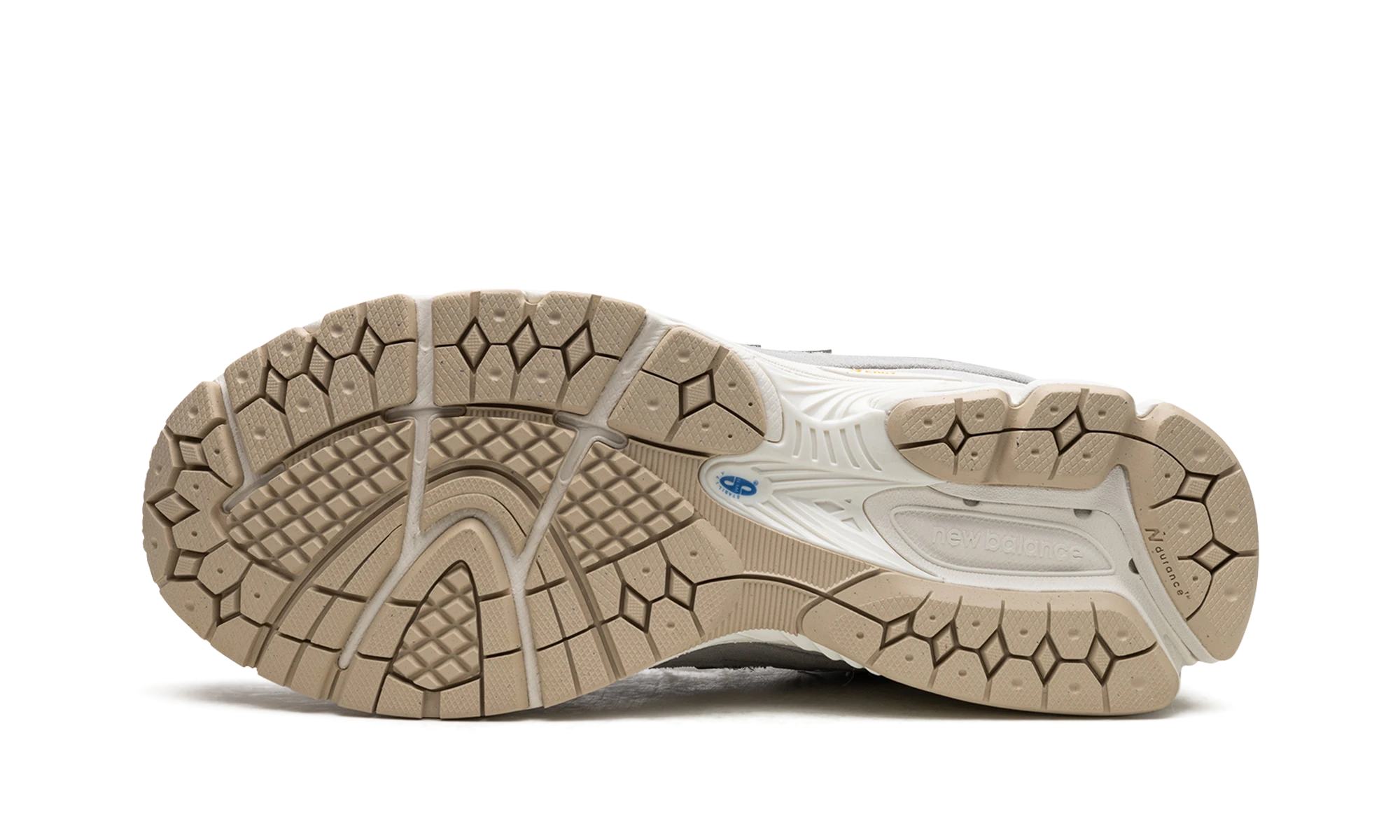 Outer rubber sole of the New Balance 2002R Concrete Grey (M2002RSB).