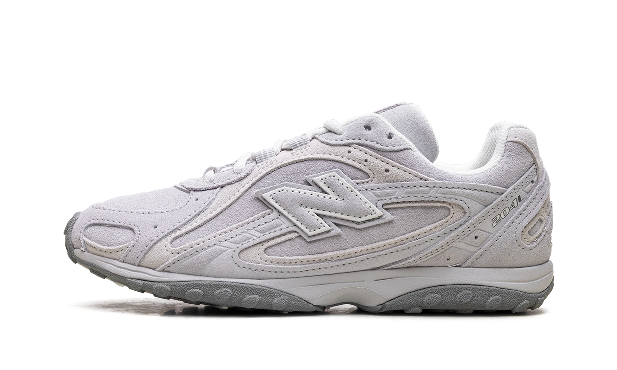 Sneaker New Balance 204L Natural in leather, available in Europe — outer profile view.
