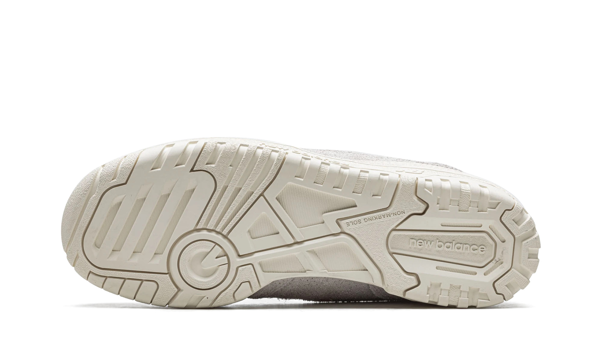 Outer rubber sole of the New Balance 550 Aime Leon Dore Grey Suede (BB550AC1).