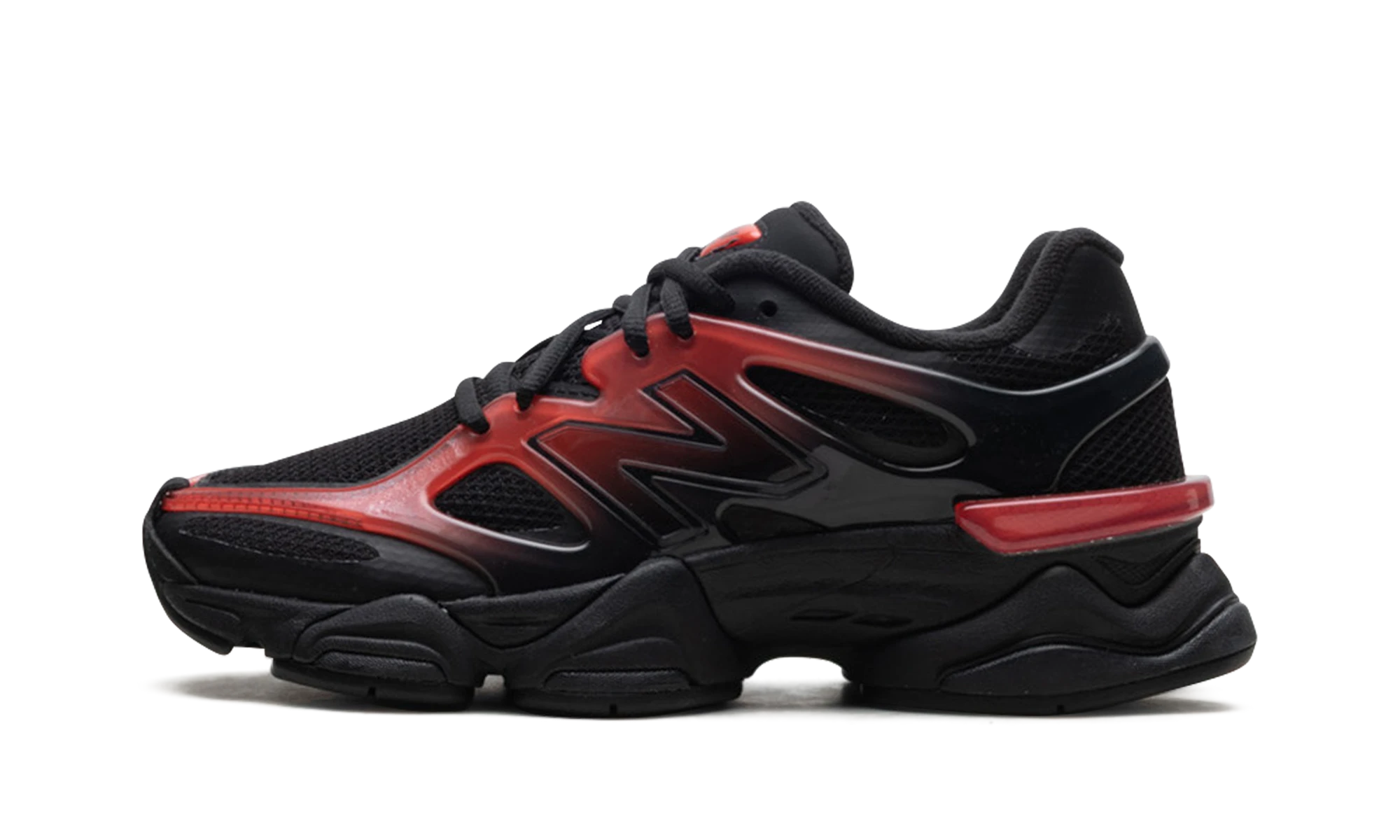 New Balance 9060 Black Red Gradient (U9060IDZ) - side view