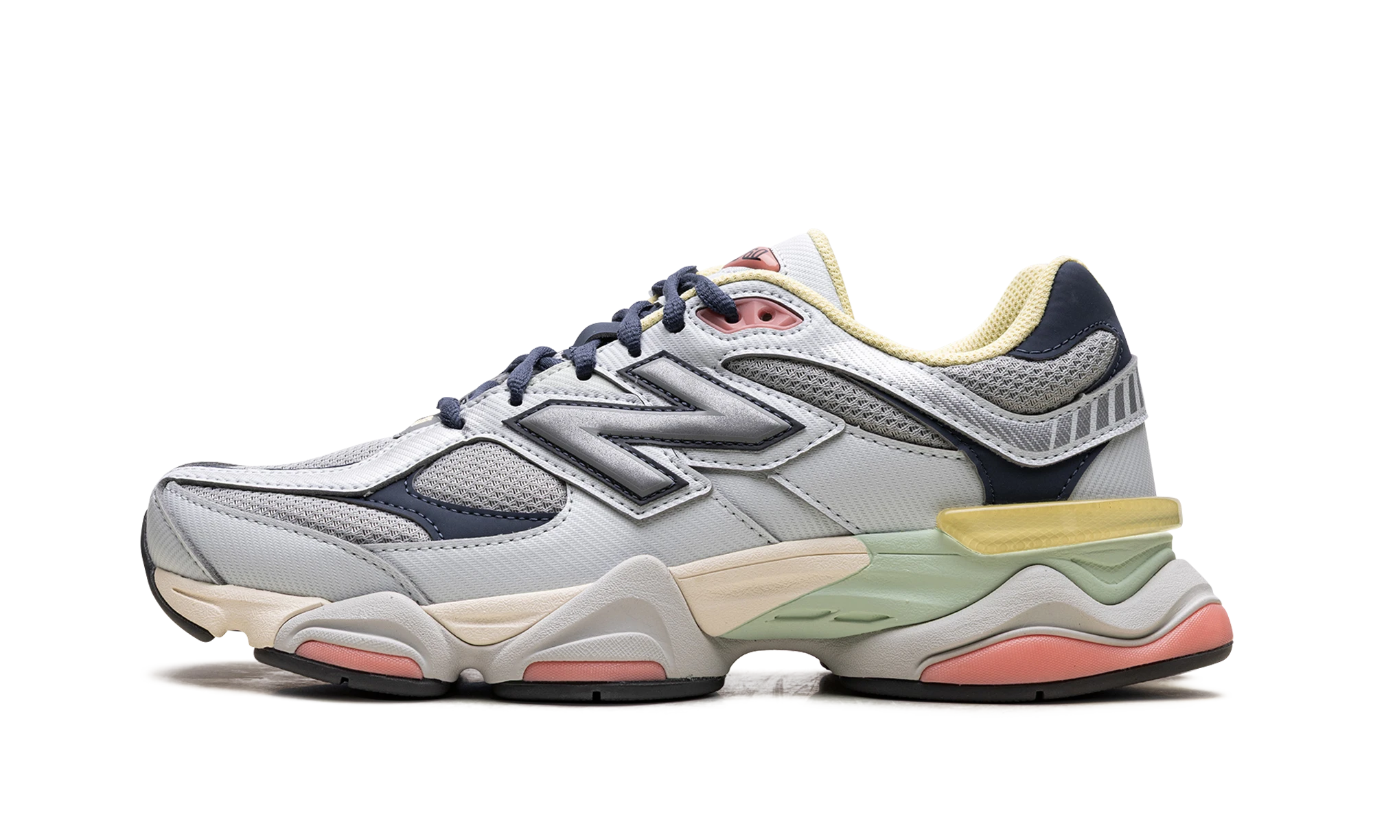 New Balance 9060 Grey Yellow Navy (U9060TMB) - side view
