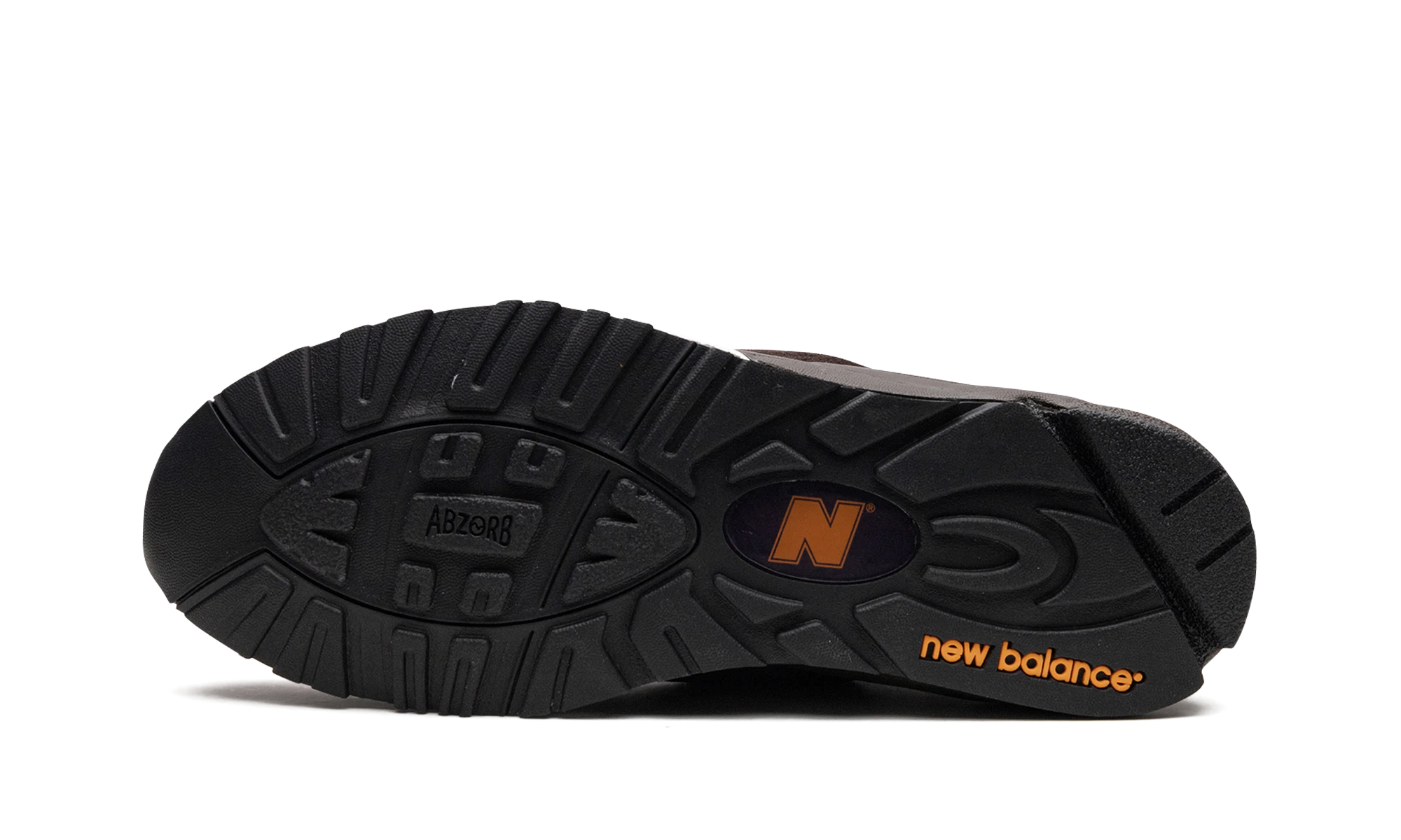 Ydre gummisål på New Balance 990v2 MiUSA Brown Purple (M990BR2).