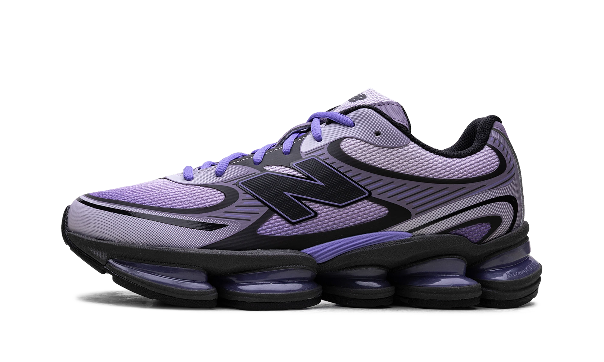 Teniska New Balance Abzorb 2000 Taro Electric Indigo (U200087T) z koža modrý — pohľad z vonkajšej strany.
