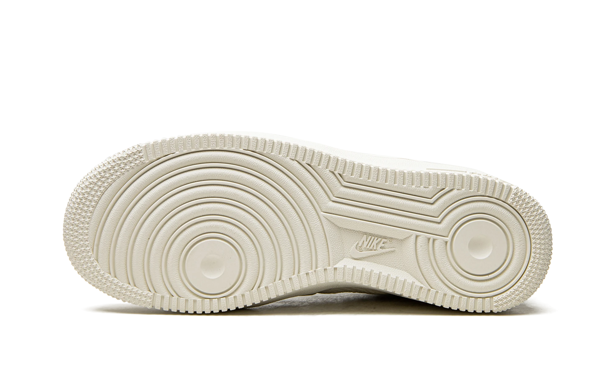 Outer rubber sole of the Nike Air Force 1 High Sculpt Sail (DC3590-102).