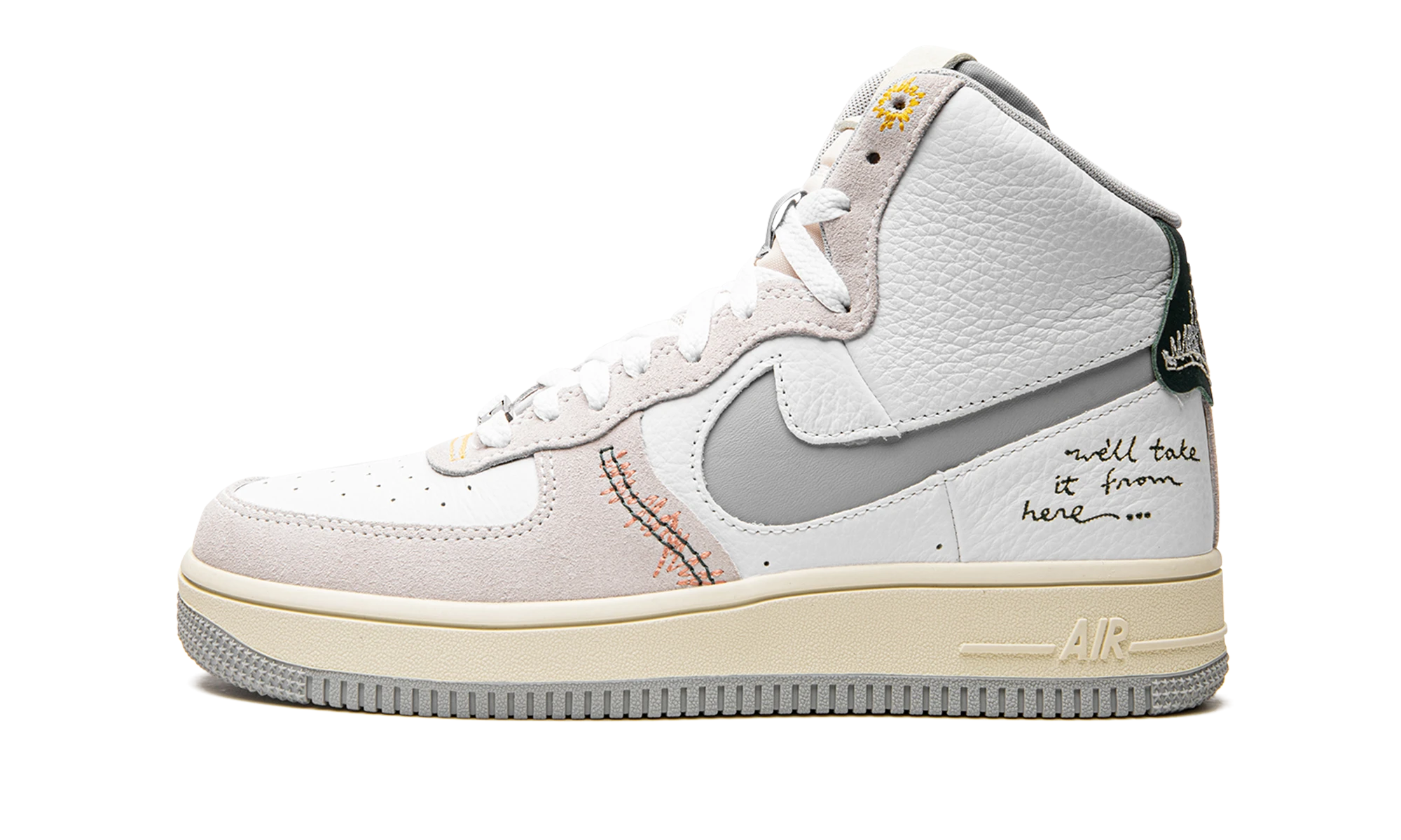 Nike Air Force 1 High Sculpt We'll Take It From Here (DV2187-100) - side view
