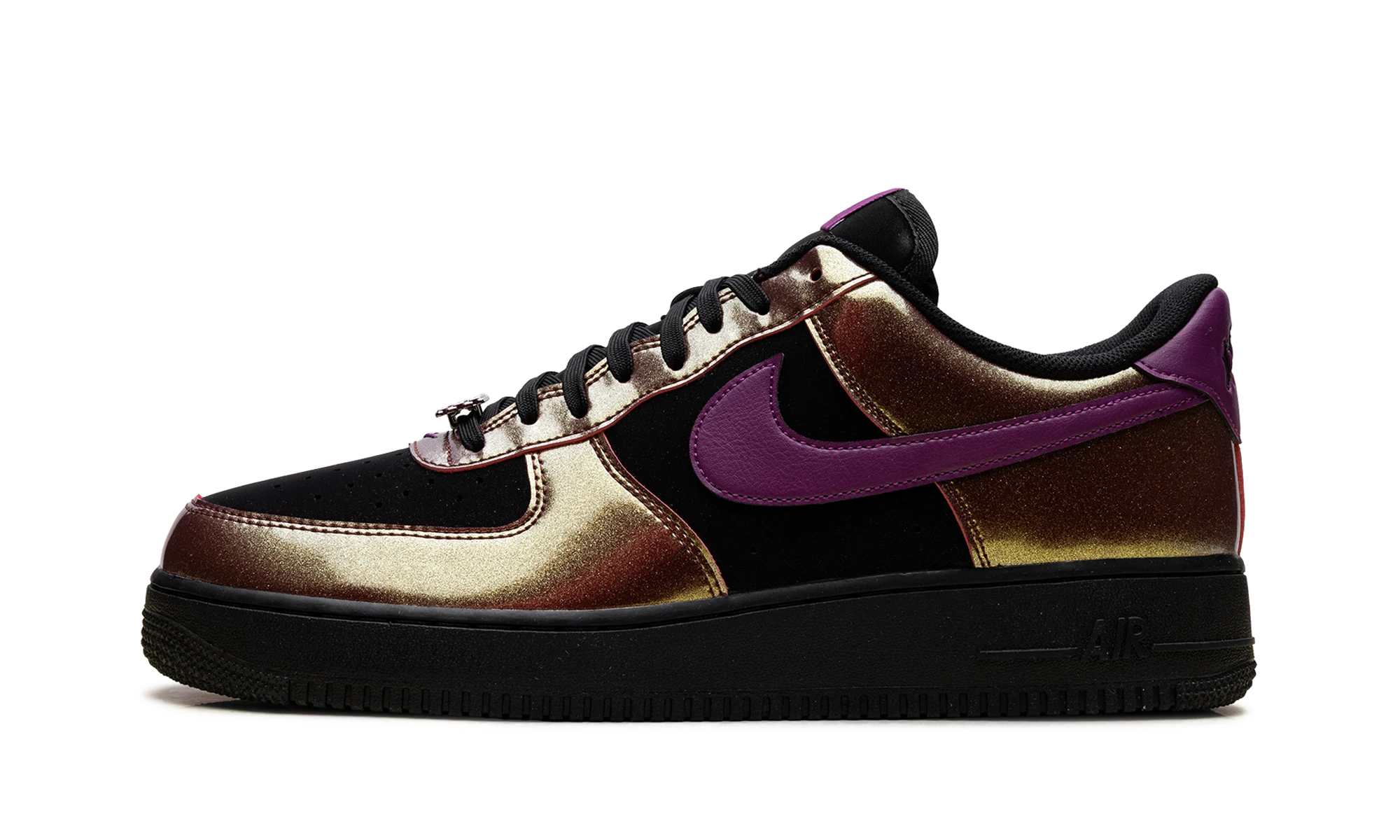 Nike Air Force 1 Low '07 LV8 Glam Rock Black Bold Berry (IB6843-002) - side view