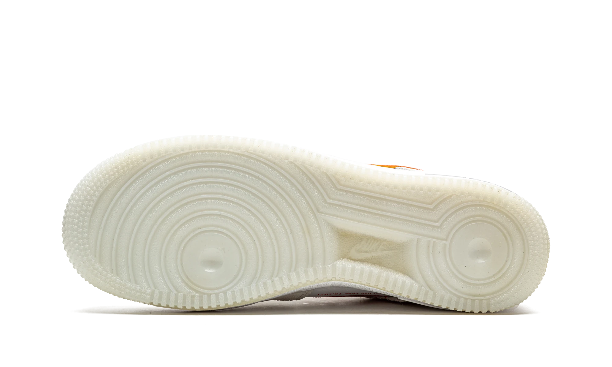 Outer rubber sole of the Nike Air Force 1 Low First Use Cream (DA8302-101).