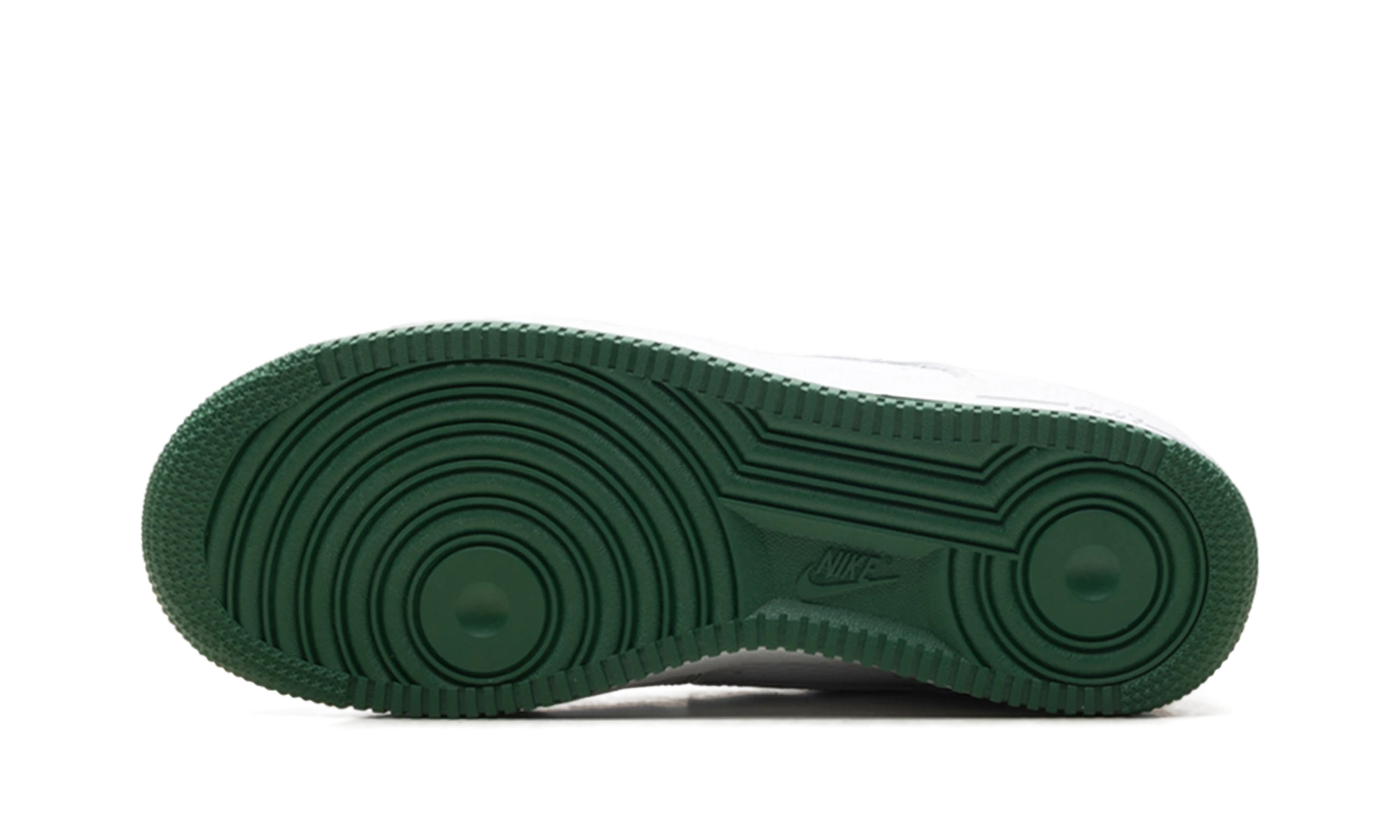 Outer rubber sole of the Nike Air Force 1 Low Mini Jewel White Gorge Green (IB6543-102).