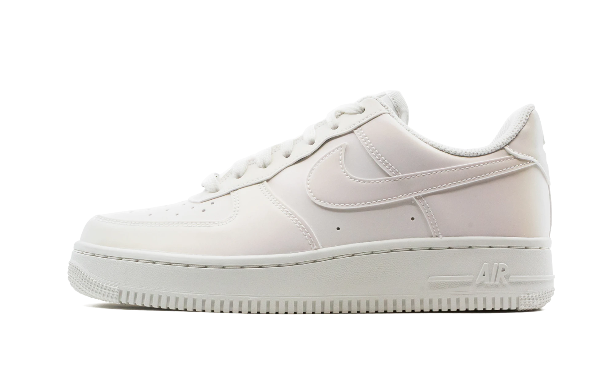Αθλητικό παπούτσι Nike Air Force 1 Low Reflective White (DC2062-100) σε δέρμα — εξωτερική πλαϊνή άποψη.