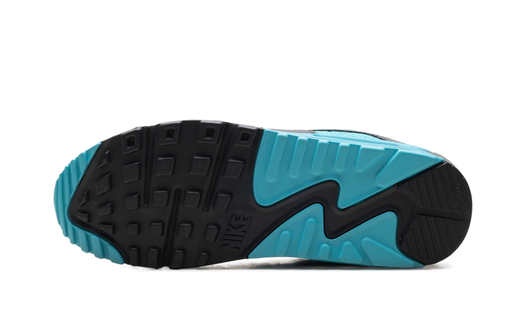 Semelle extérieure en caoutchouc de la Nike Air Max 90 Cool Grey Dusty Cactus Black Wolf Grey.