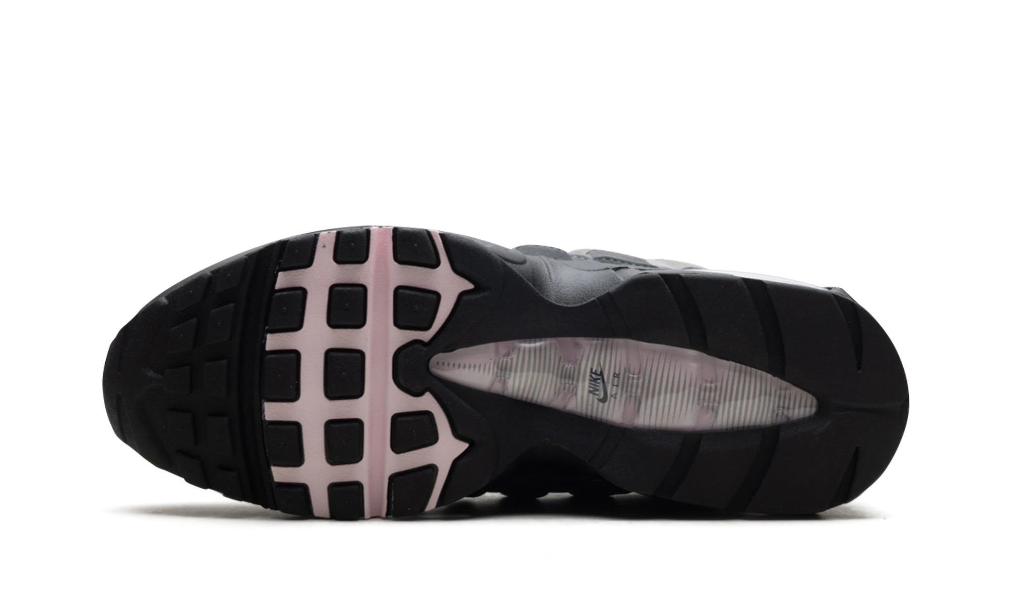 Outer rubber sole of the Nike Air Max 95 OG Big Bubble Pink Foam (HJ5996-001).