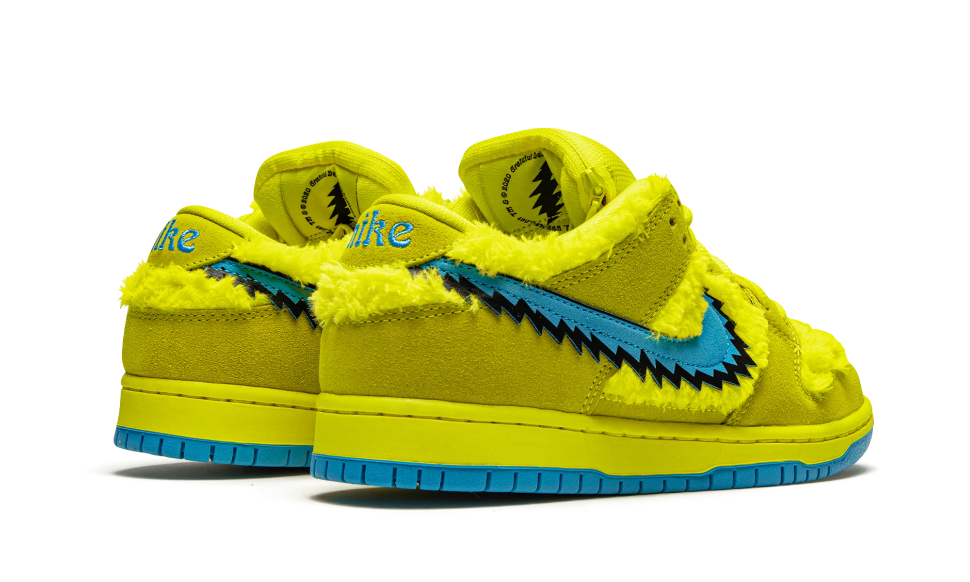 Pair of sneakers Nike SB Dunk Low Grateful Dead Bears Opti Yellow (CJ5378-700) brand new and authentic with original box.