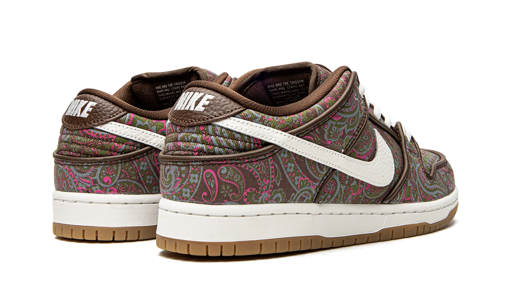 Nike SB Dunk Low Pro Paisley Brown (DH7534-200) - back view