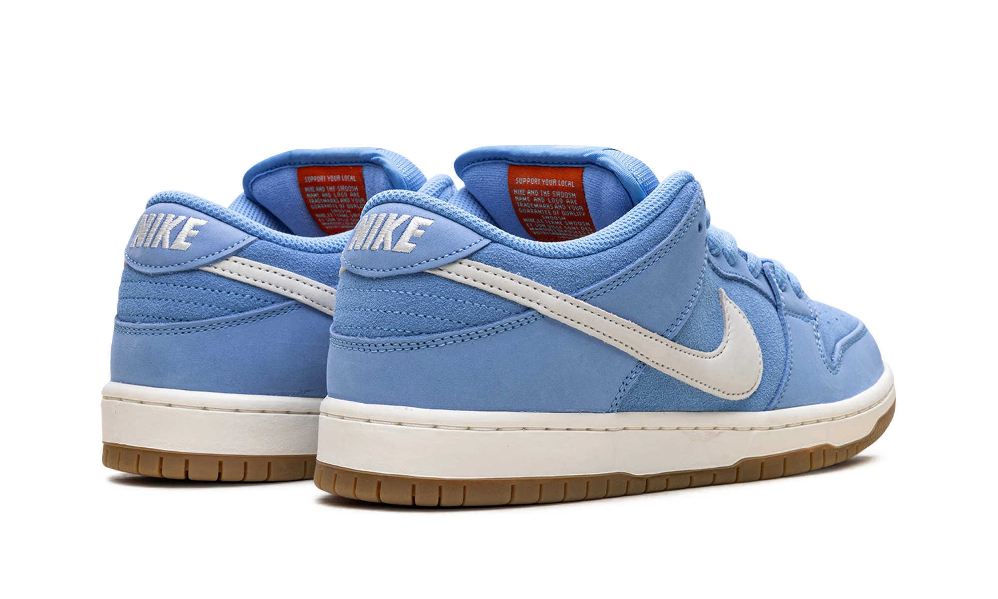 Nike SB Dunk Low Pro University Blue Gum (FJ1674-401) - back view