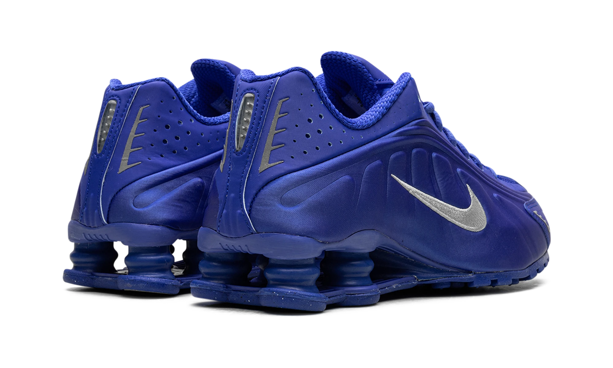 Ζεύγος αθλητικά παπούτσια Nike Shox R4 Racer Blue Metallic Silver (HJ7303-445) – ολοκαίνουργια και αυθεντικά με αυθεντικό κουτί.